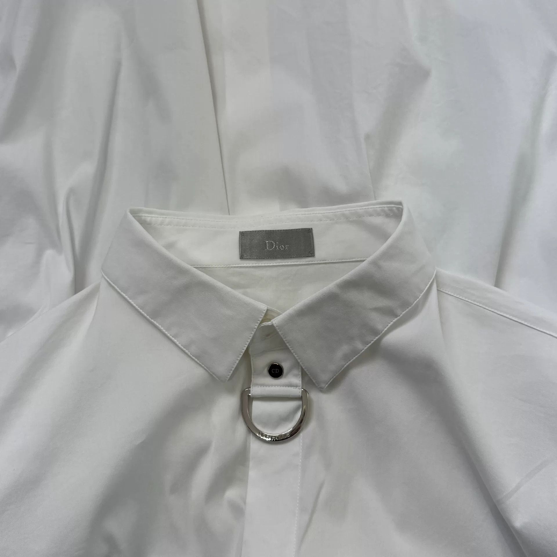 Dior Dior Embroidered White Shirt xxs Men Size US XXS / EU 40 - 3 Thumbnail