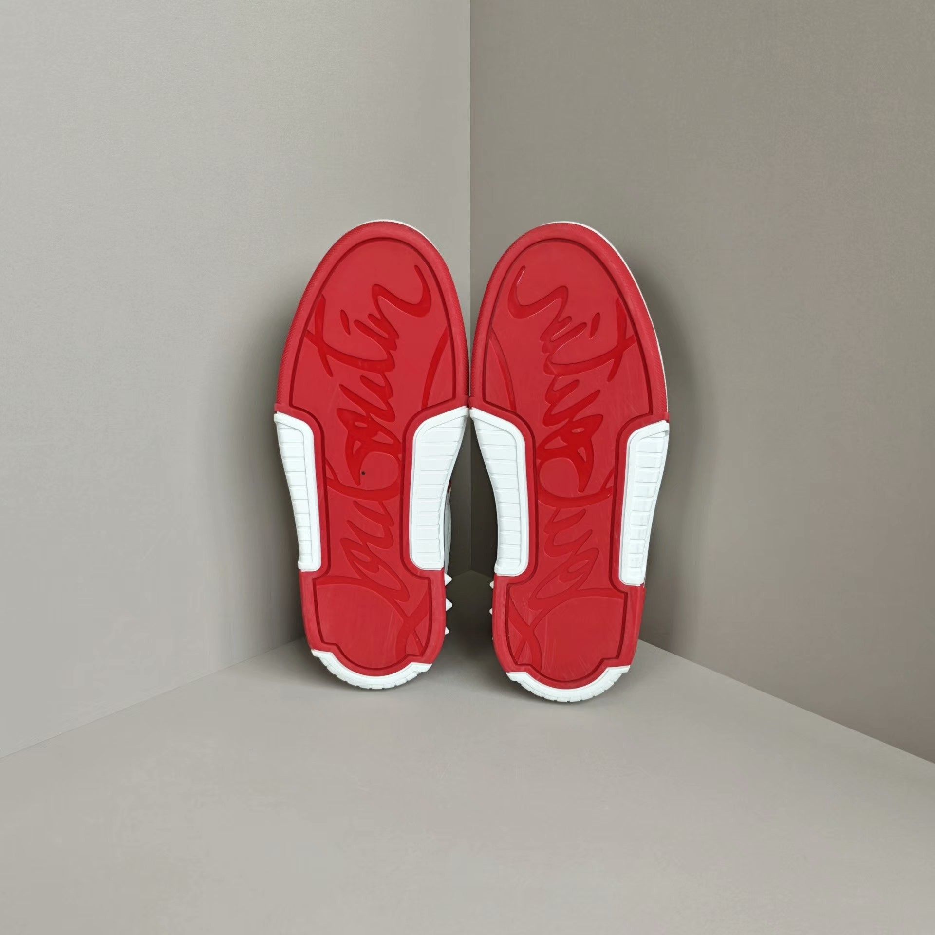 Christian Louboutin Christian Louboutin Red Lowtop Sneakers 10 Men Size US 10 / EU 43 - 5 Thumbnail