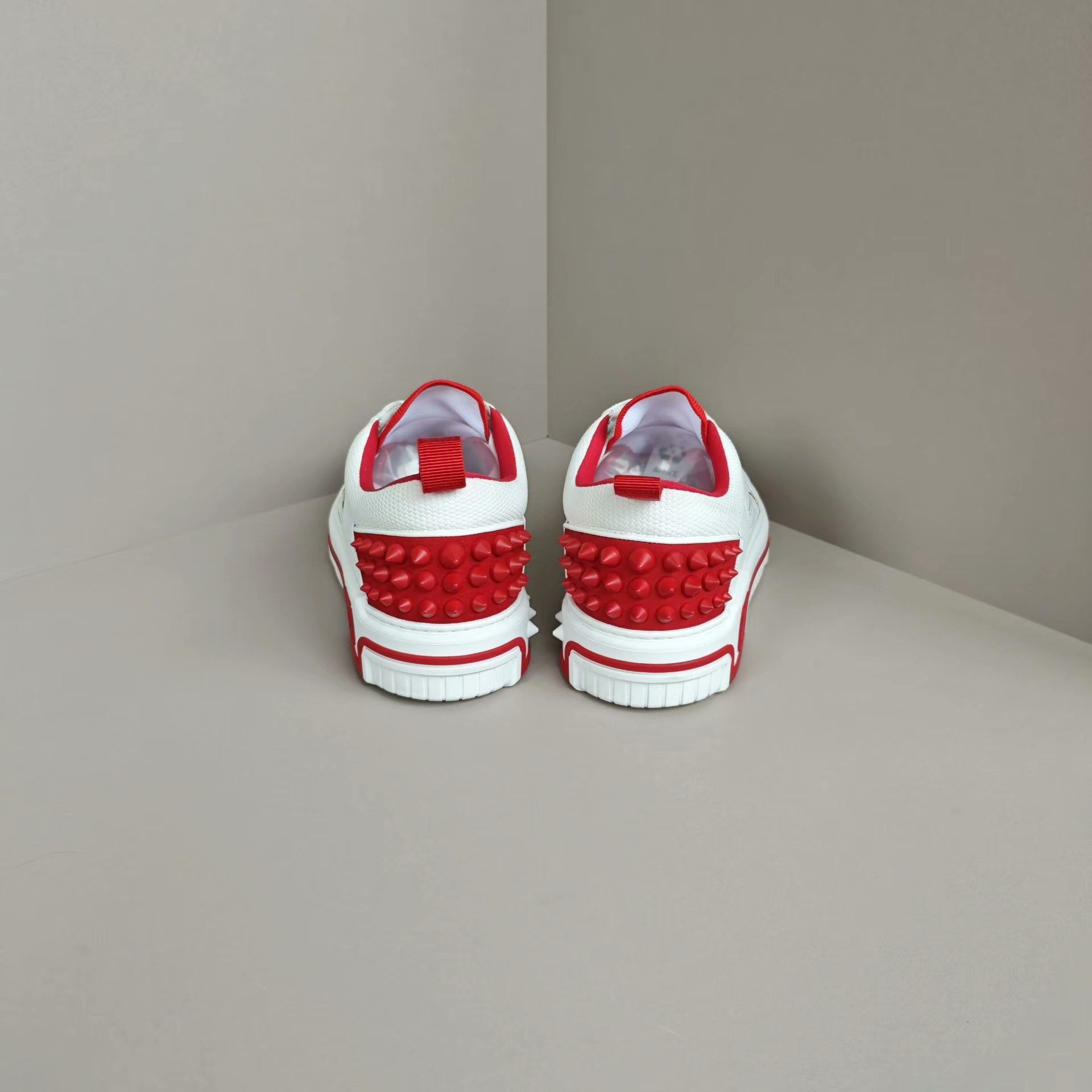 Christian Louboutin Christian Louboutin Red Lowtop Sneakers 10 Men Size US 10 / EU 43 - 3 Thumbnail