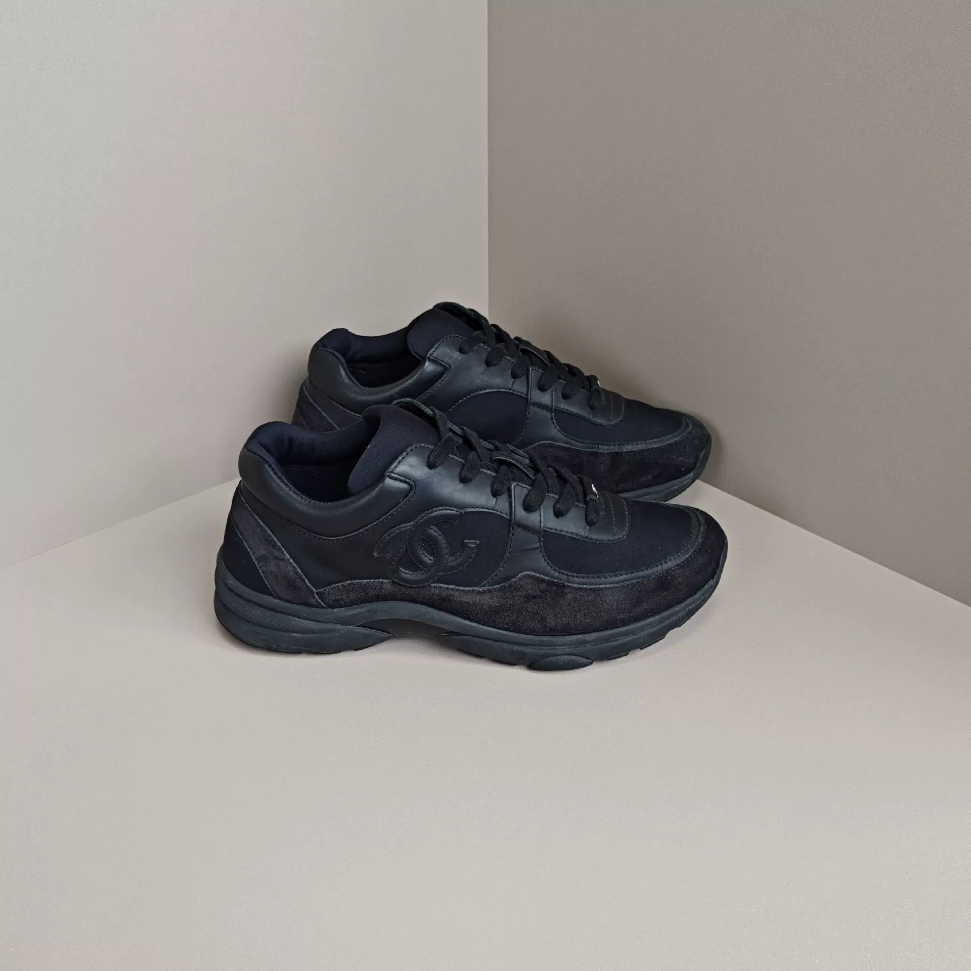 Chanel Chanel Casual Black Lowtop Sneakers 7 Men Size US 7 / EU 40 - 4 Thumbnail