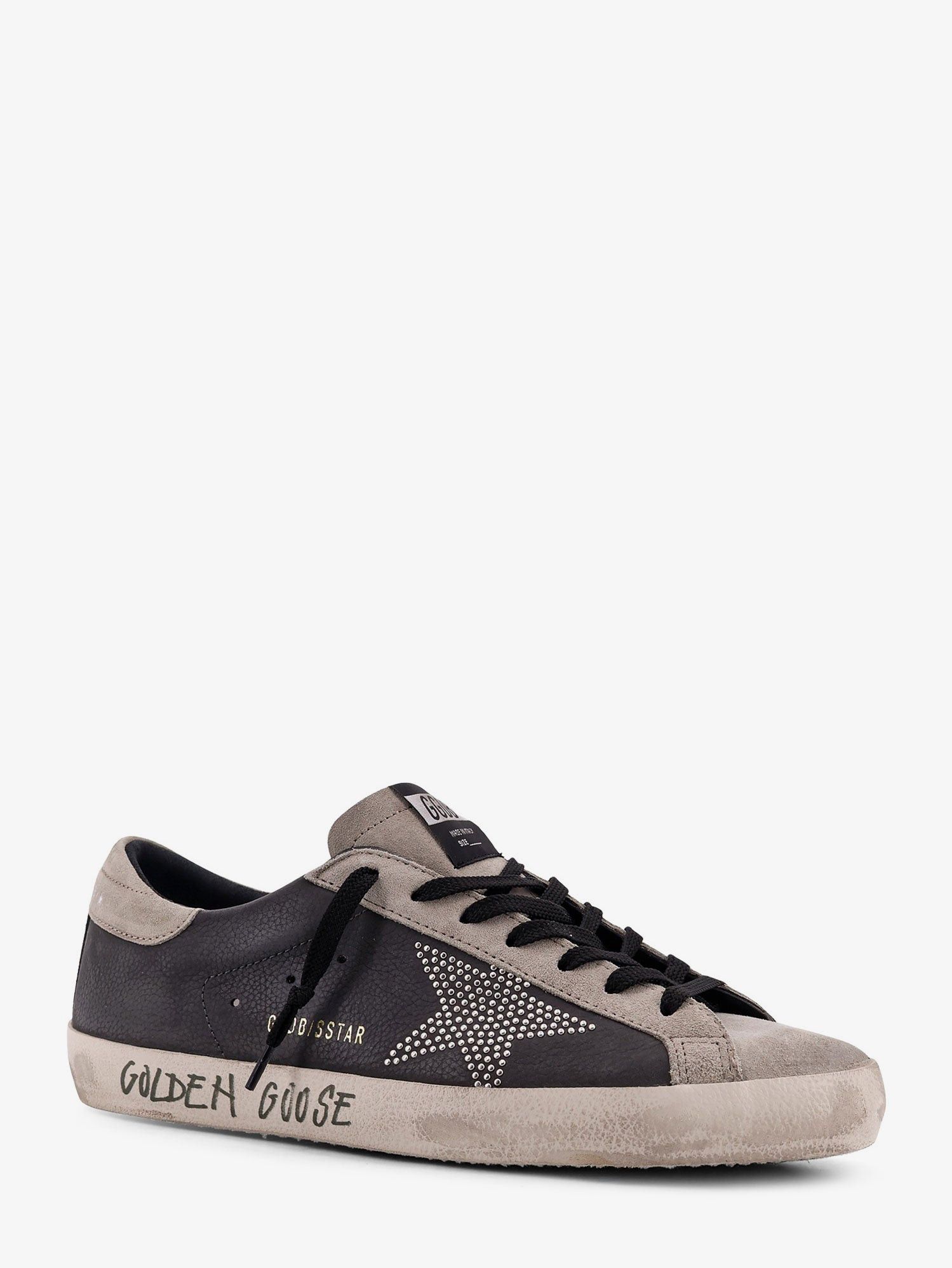 Golden Goose Superstar Leather Sneakers With Side Logo Size US 8 / EU 41 - 2 Thumbnail