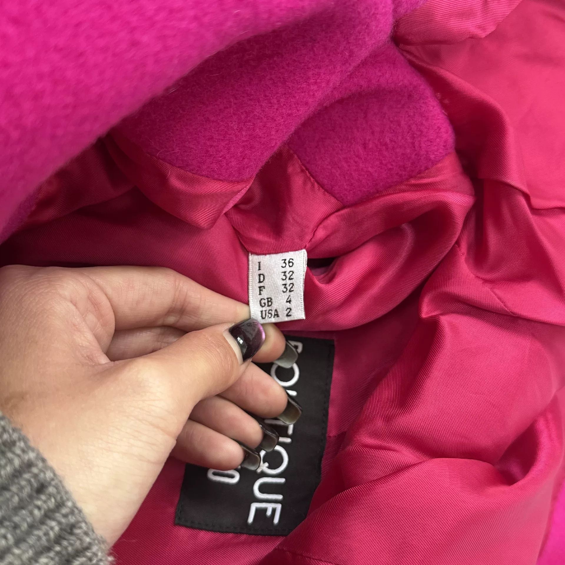 Moschino Moschino Wool Coat it_36 Women Size XS / US 0-2 / IT 36-38 - 4 Thumbnail