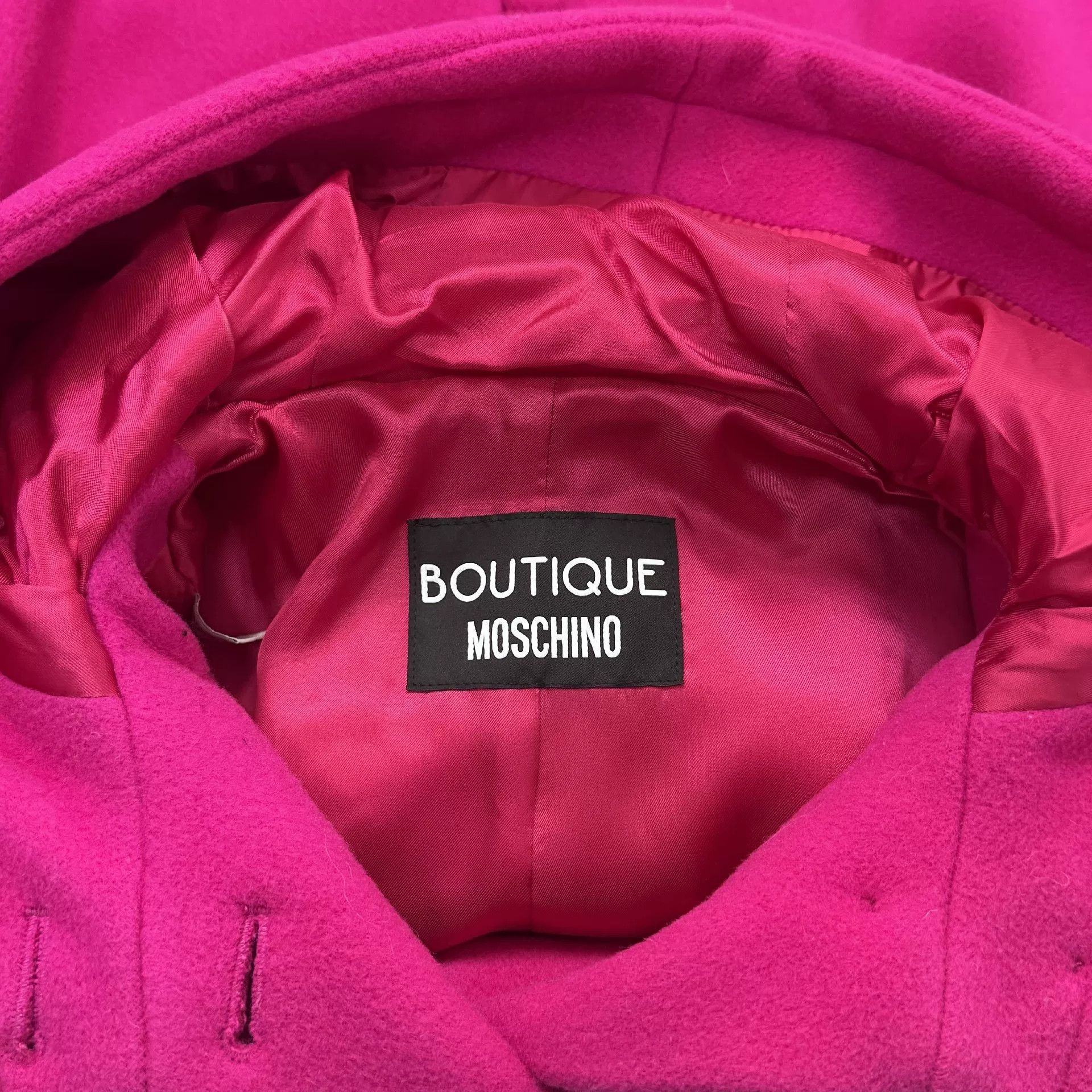 Moschino Moschino Wool Coat it_36 Women Size XS / US 0-2 / IT 36-38 - 3 Thumbnail