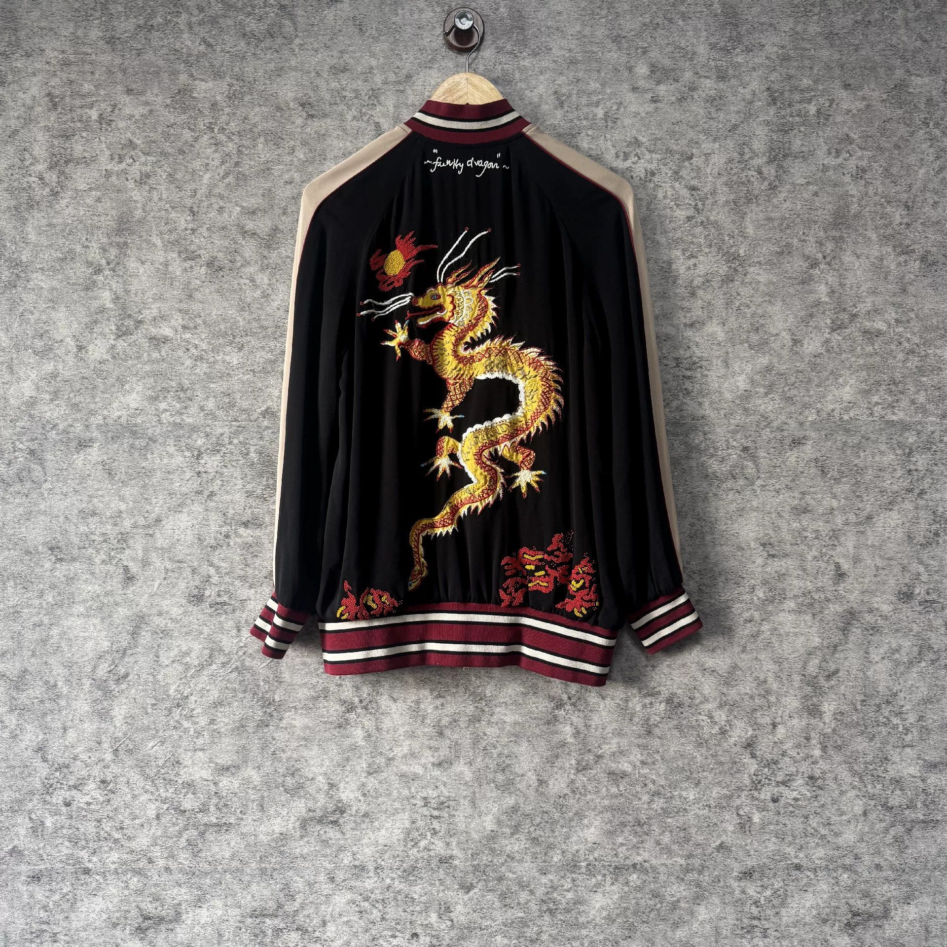 Valentino Valentino Embroidered Gold Light Jacket xxs Men Size US XXS / EU 40 - 2 Thumbnail