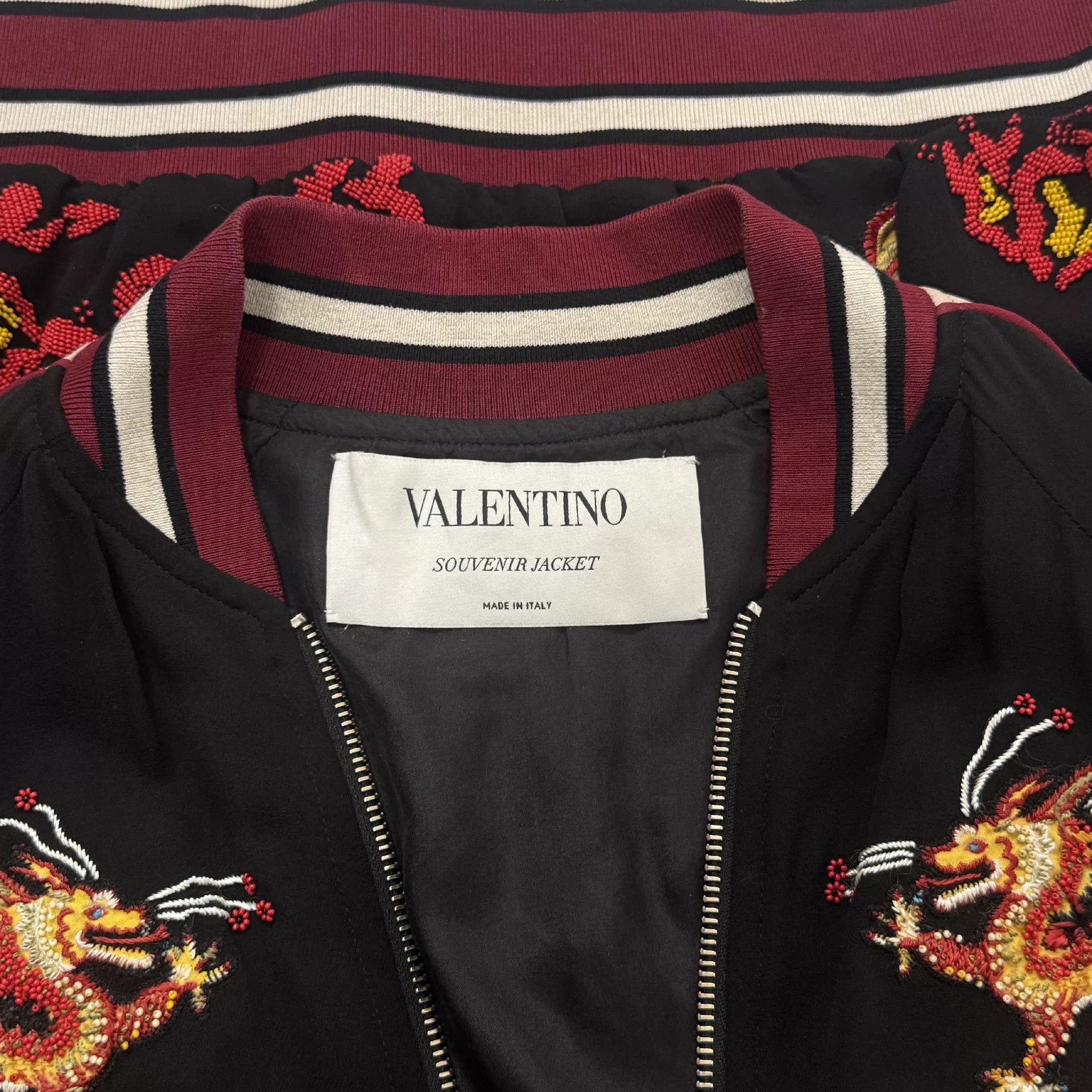 Valentino Valentino Embroidered Gold Light Jacket xxs Men Size US XXS / EU 40 - 3 Thumbnail
