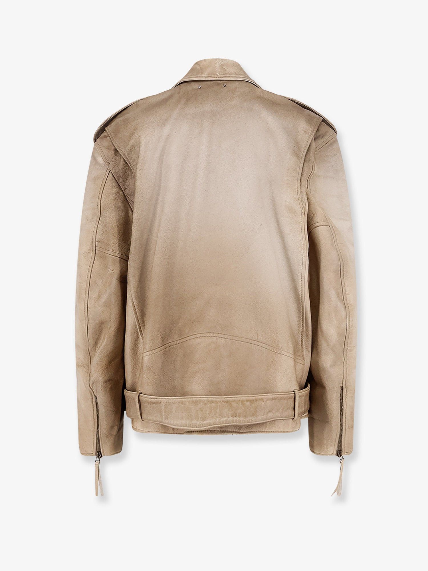 Golden Goose Phoebe Over Leather Jacket Size US M / EU 48-50 / 2 - 2 Thumbnail