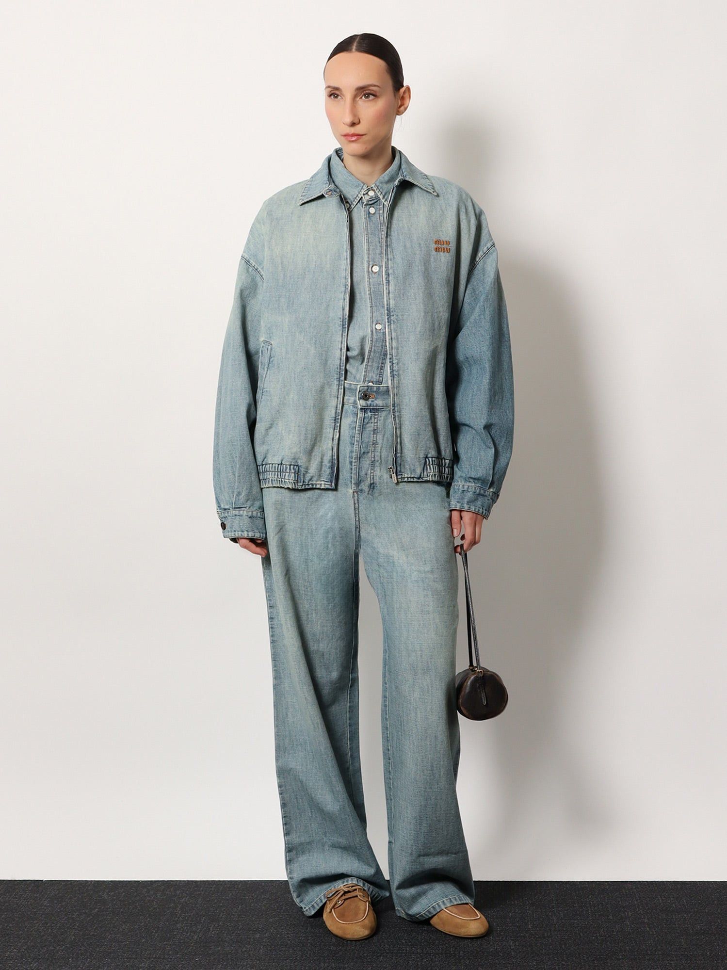 Miu Miu Denim Shirt Size S / US 4 / IT 40 - 3 Thumbnail