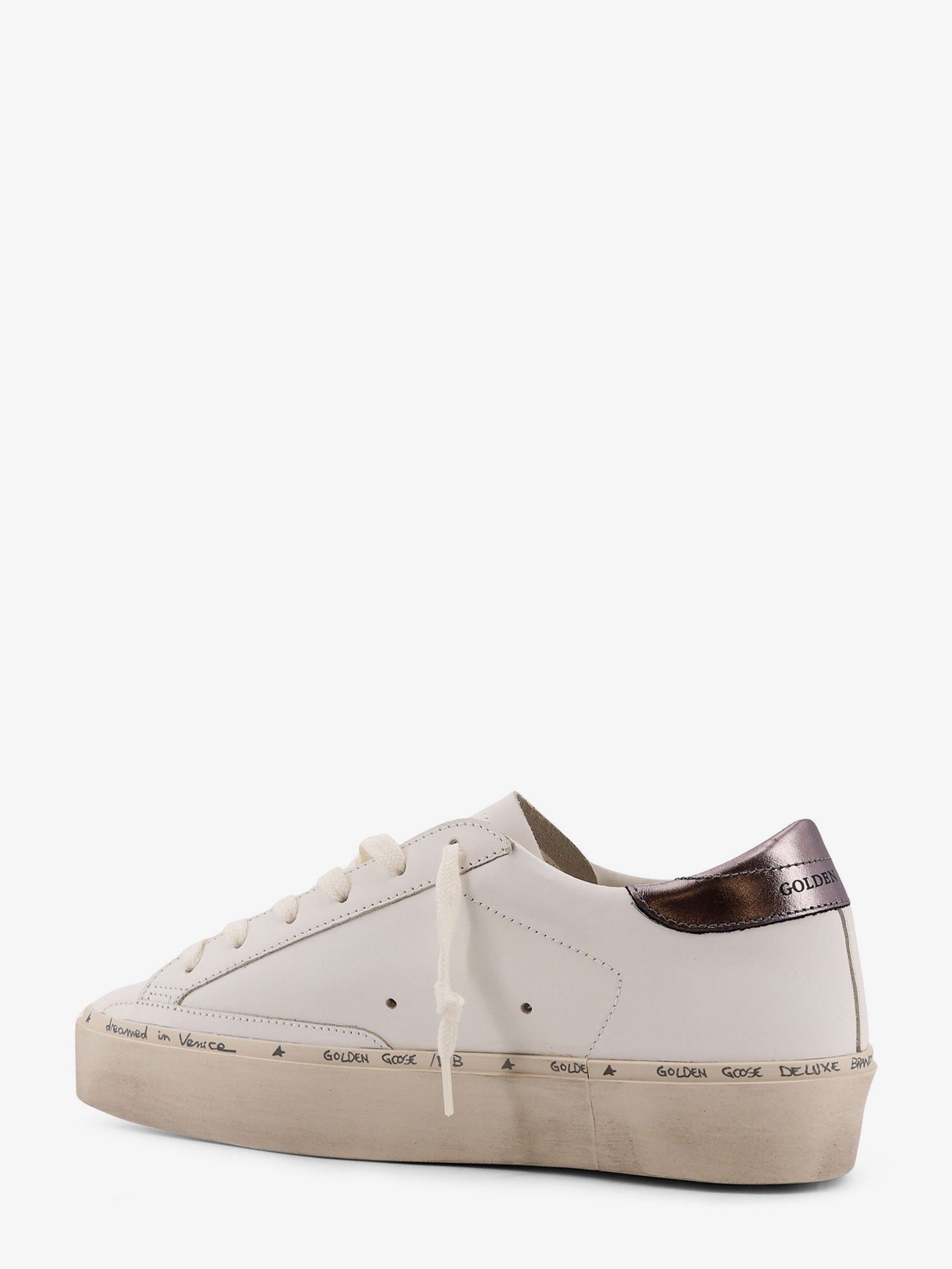Golden Goose Hi Star Leather Sneakers With Side Logo Size US 11 / IT 41 - 3 Thumbnail