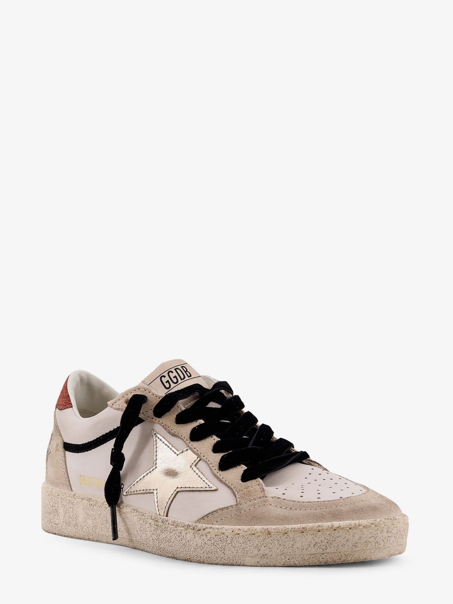 Golden Goose Ball Star With Padded Collar Leather Sneakers Size US 7 / IT 37 - 2 Thumbnail