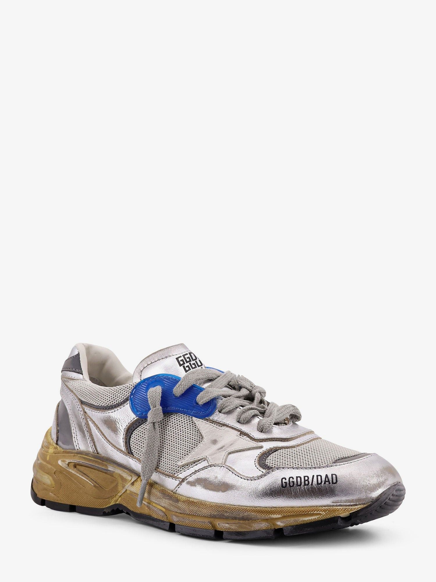 Golden Goose Running Dad Mesh And Leather Sneakers With Logo On The Side Size US 6 / IT 36 - 2 Thumbnail