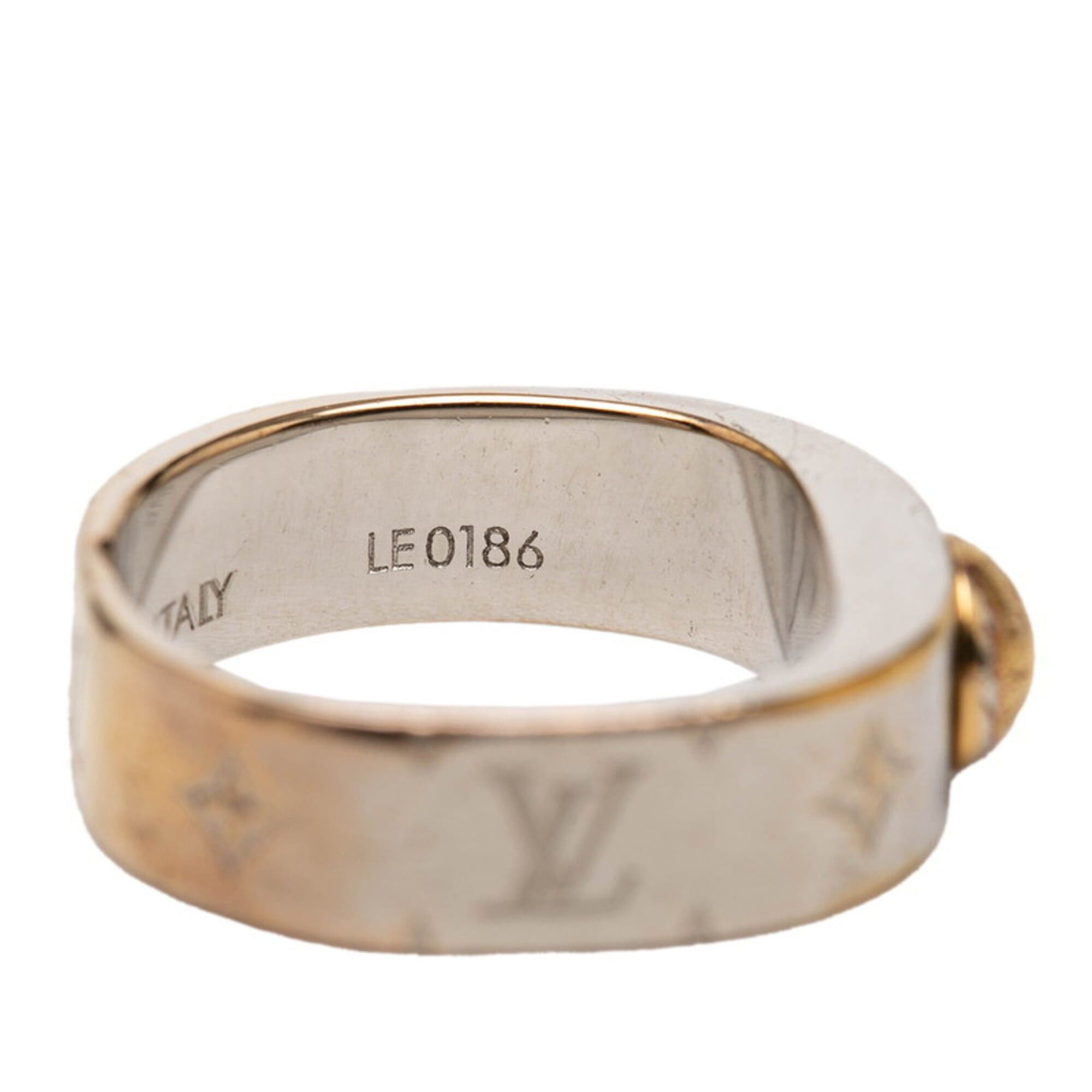 Louis Vuitton Louis Vuitton Nanogram Ring, Size #S, M00216, Silver Gold Metal Plated, Women's. Size ONE SIZE - 6 Thumbnail