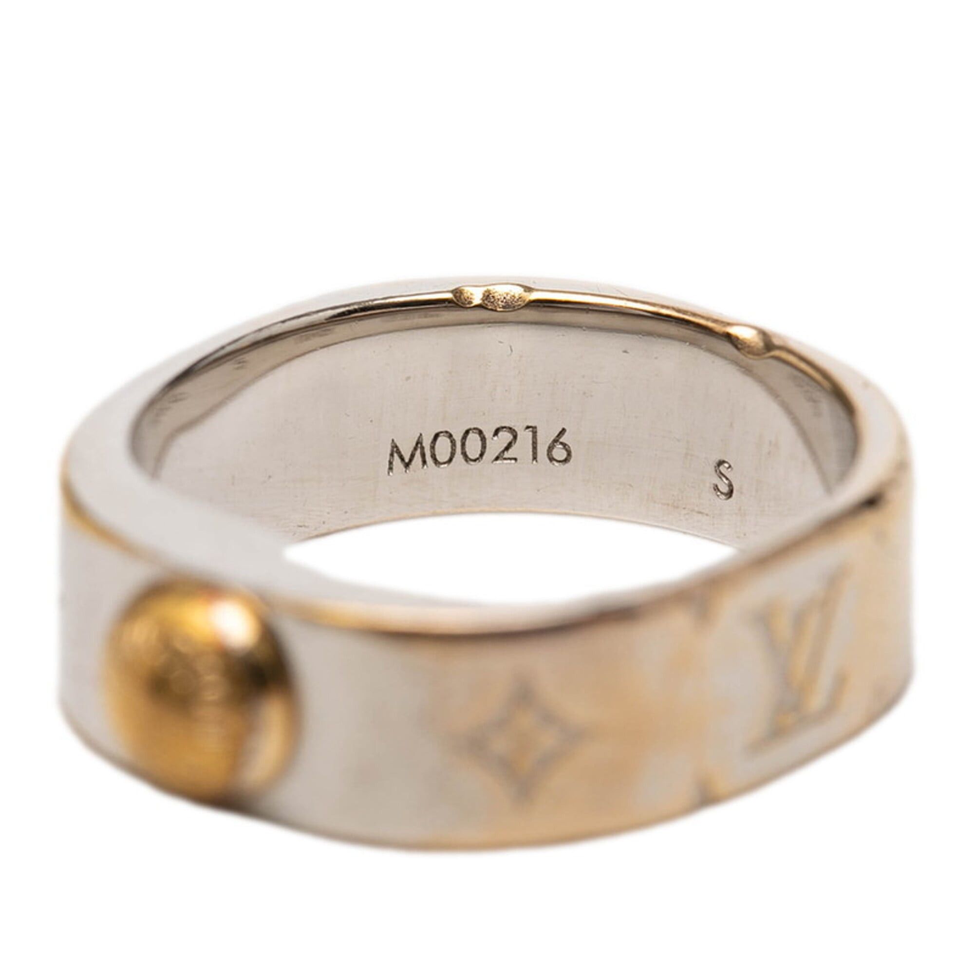 Louis Vuitton Louis Vuitton Nanogram Ring, Size #S, M00216, Silver Gold Metal Plated, Women's. Size ONE SIZE - 5 Thumbnail