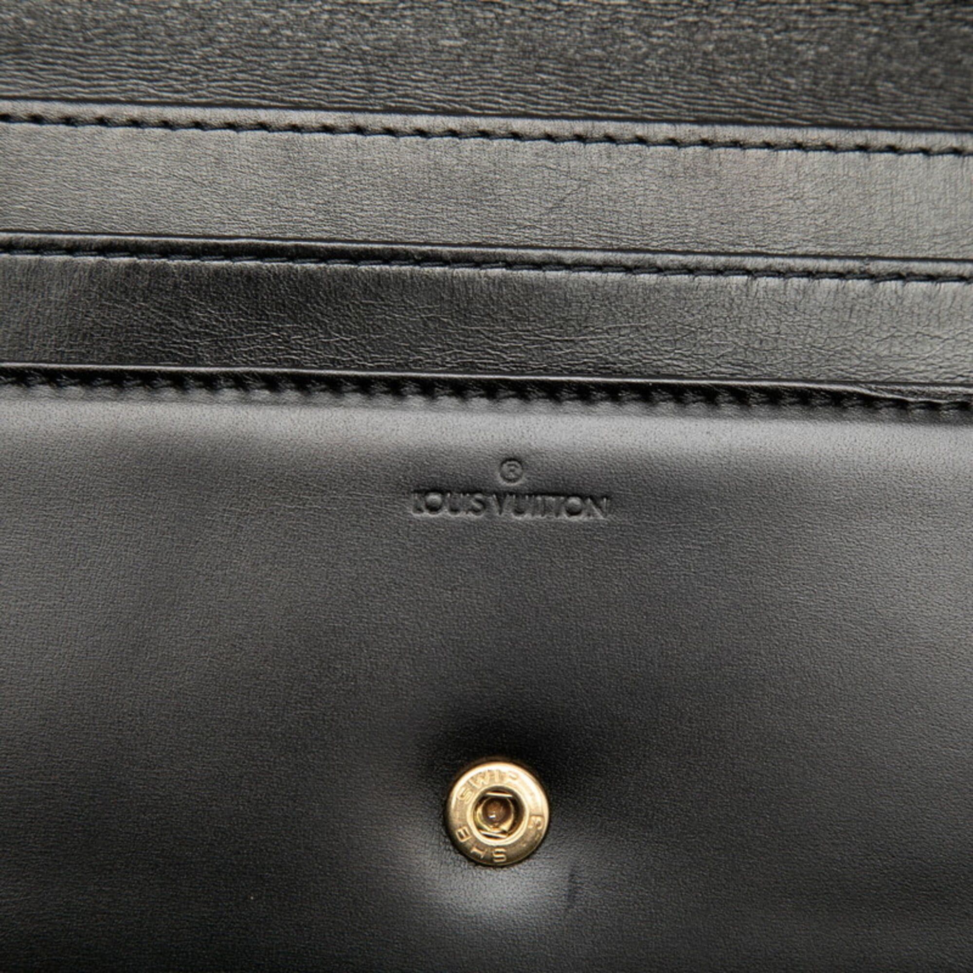 Louis Vuitton Louis Vuitton Opera Aegean Second Bag Clutch Black Leather Women's LOUIS VUITTON Size ONE SIZE - 5 Thumbnail