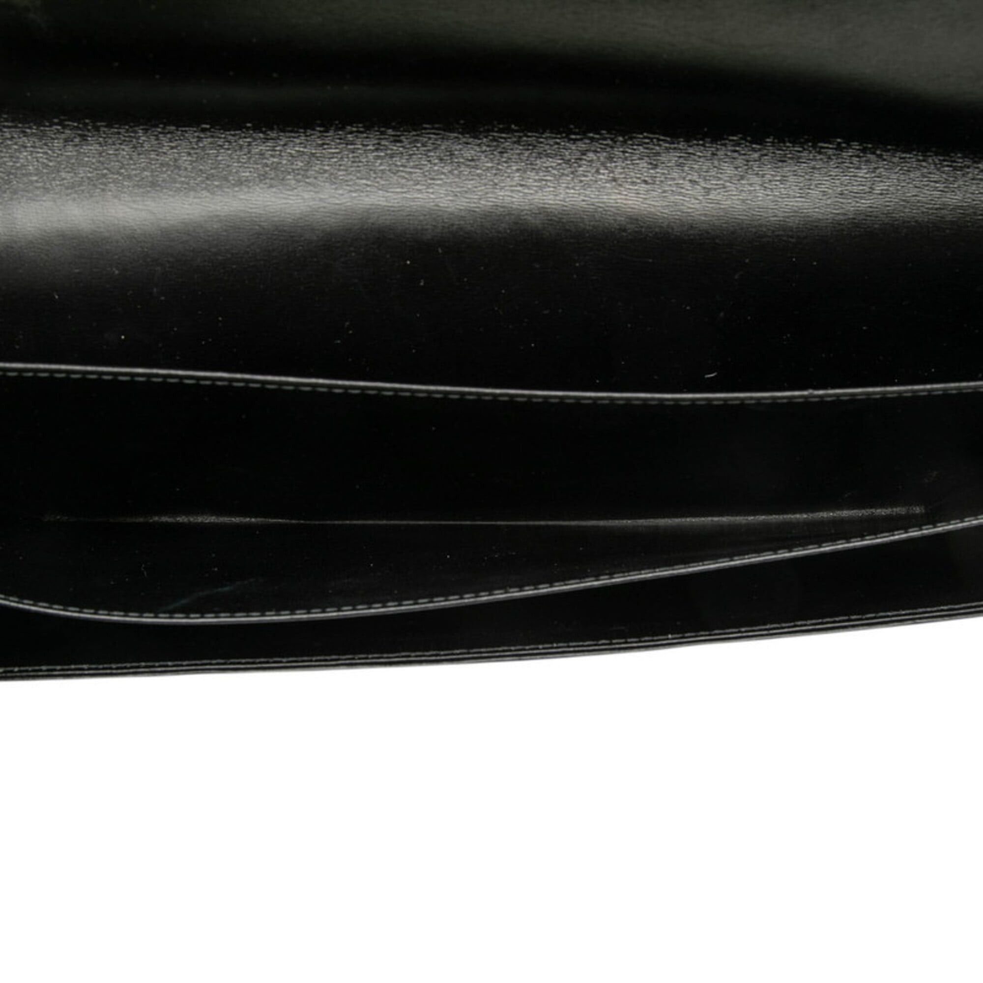 Louis Vuitton Louis Vuitton Opera Aegean Second Bag Clutch Black Leather Women's LOUIS VUITTON Size ONE SIZE - 4 Thumbnail