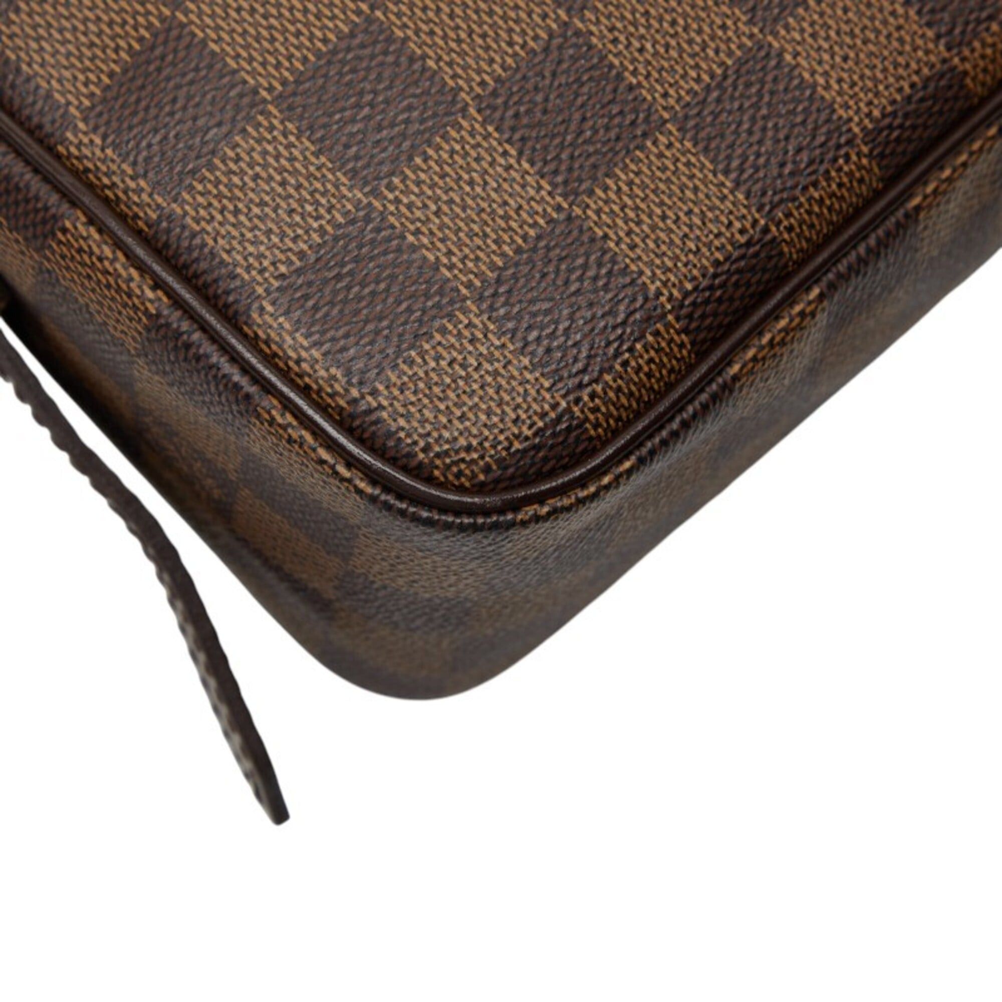 Louis Vuitton Louis Vuitton Damier Ravello PM Shoulder Bag N60007 Brown Leather Women's LOUIS VUITTON Size ONE SIZE - 7 Thumbnail