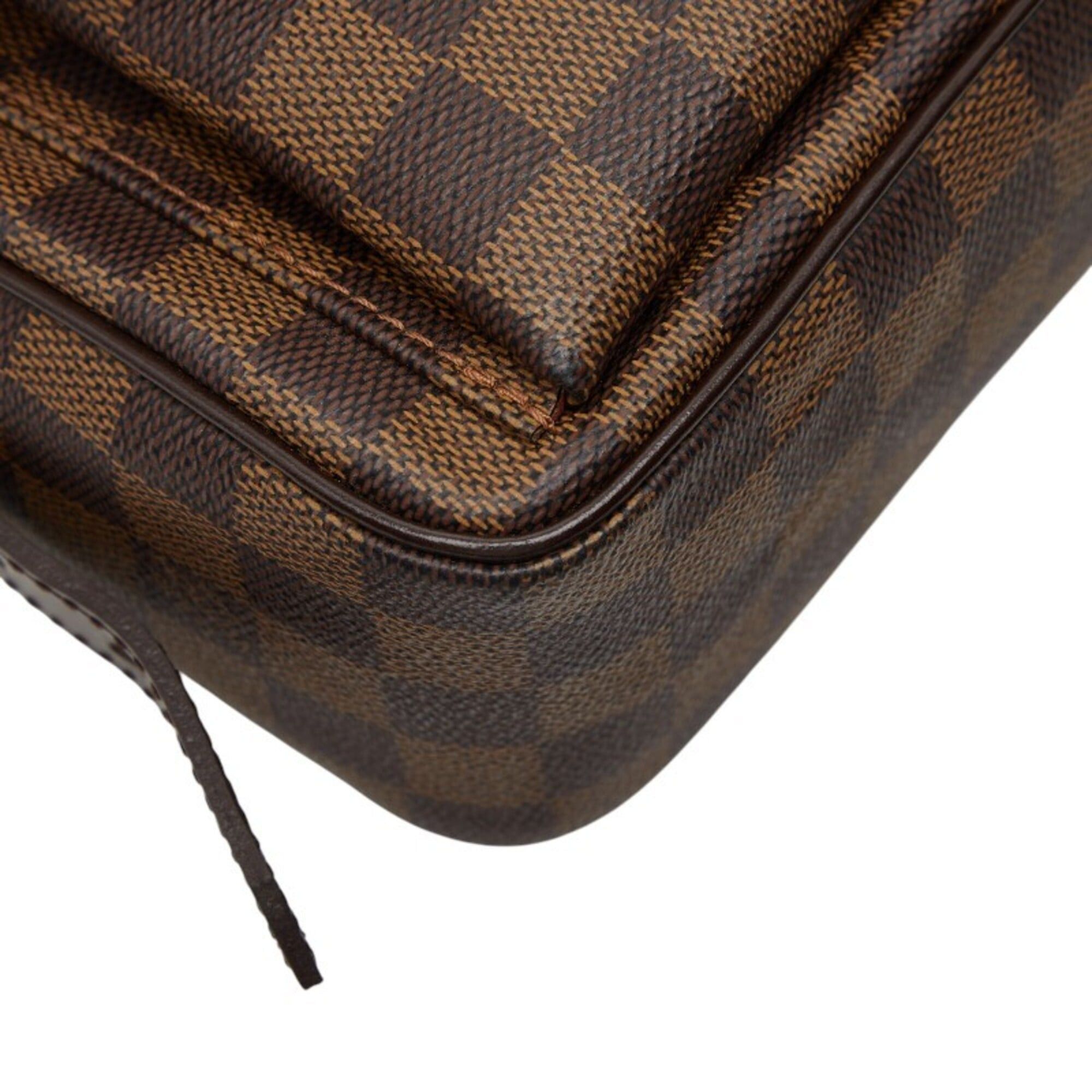 Louis Vuitton Louis Vuitton Damier Ravello PM Shoulder Bag N60007 Brown Leather Women's LOUIS VUITTON Size ONE SIZE - 5 Thumbnail