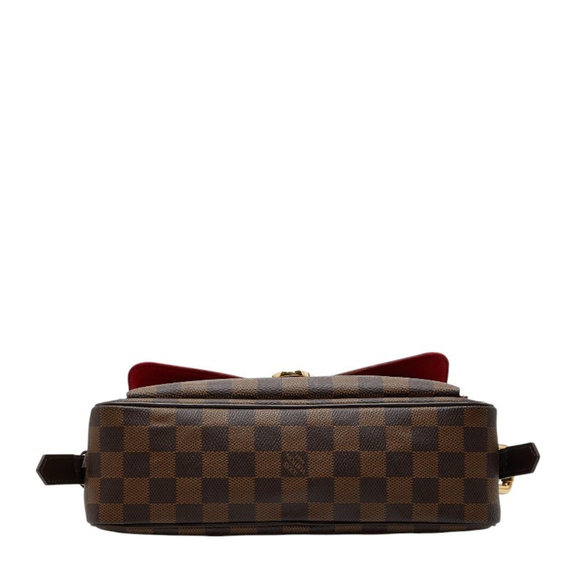 Louis Vuitton Louis Vuitton Damier Ravello PM Shoulder Bag N60007 Brown Leather Women's LOUIS VUITTON Size ONE SIZE - 3 Thumbnail