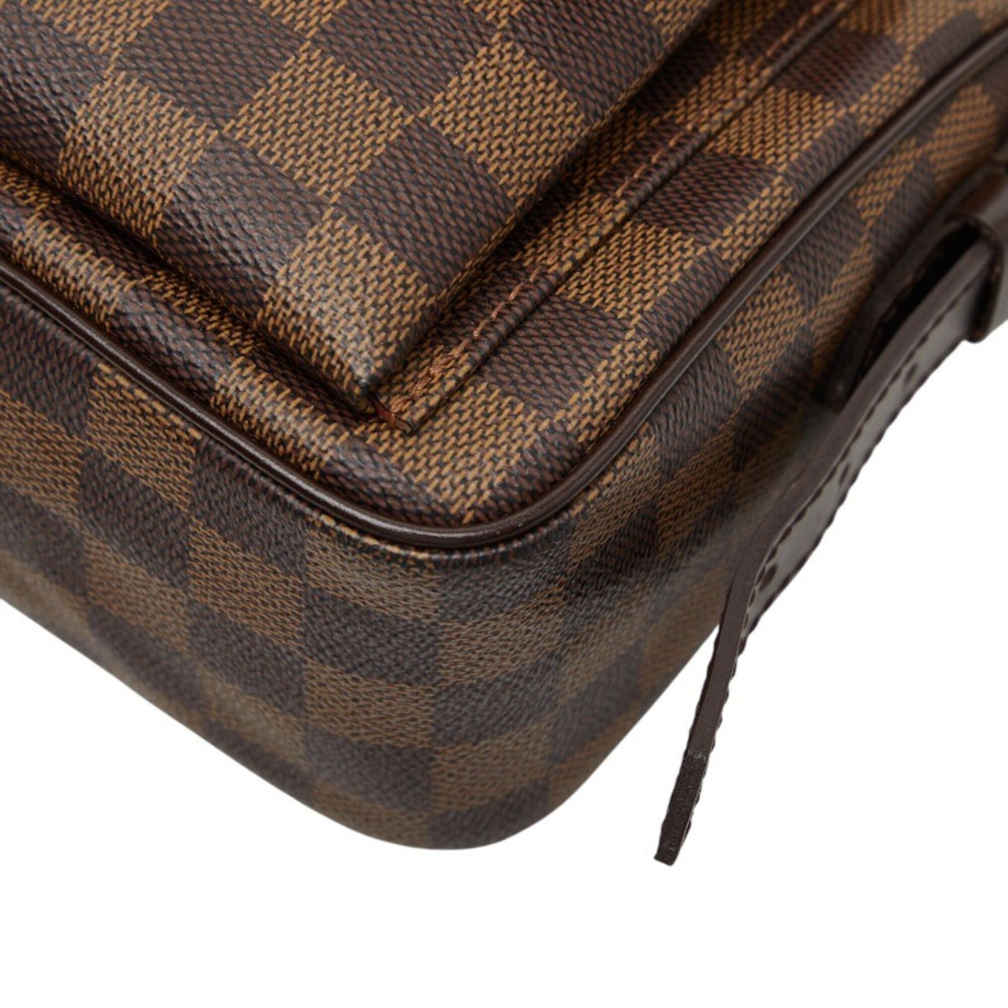 Louis Vuitton Louis Vuitton Damier Ravello PM Shoulder Bag N60007 Brown Leather Women's LOUIS VUITTON Size ONE SIZE - 4 Thumbnail