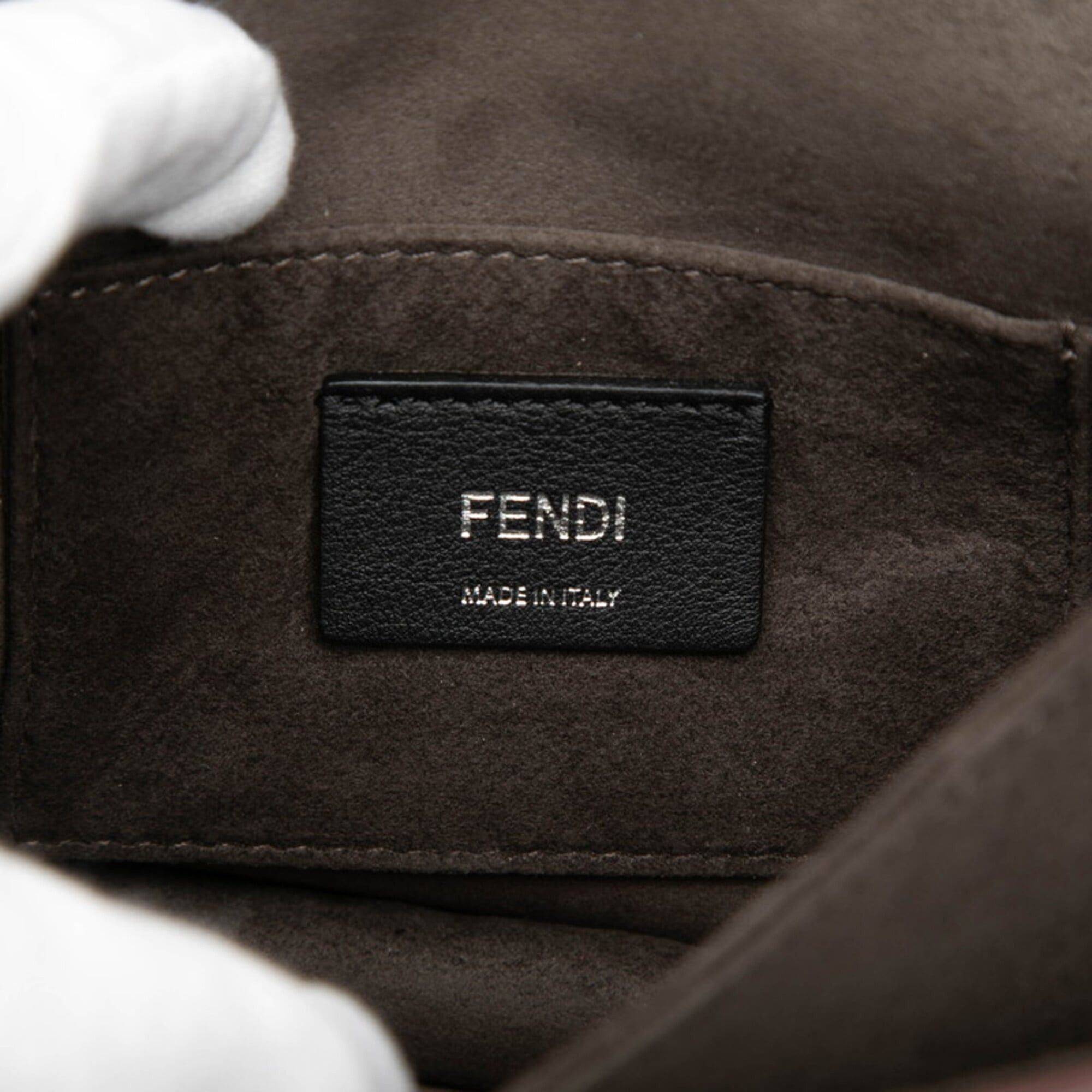 Fendi Fendi Kanai Chain Shoulder Bag, Silver Leather, Women's FENDI Size ONE SIZE - 5 Thumbnail