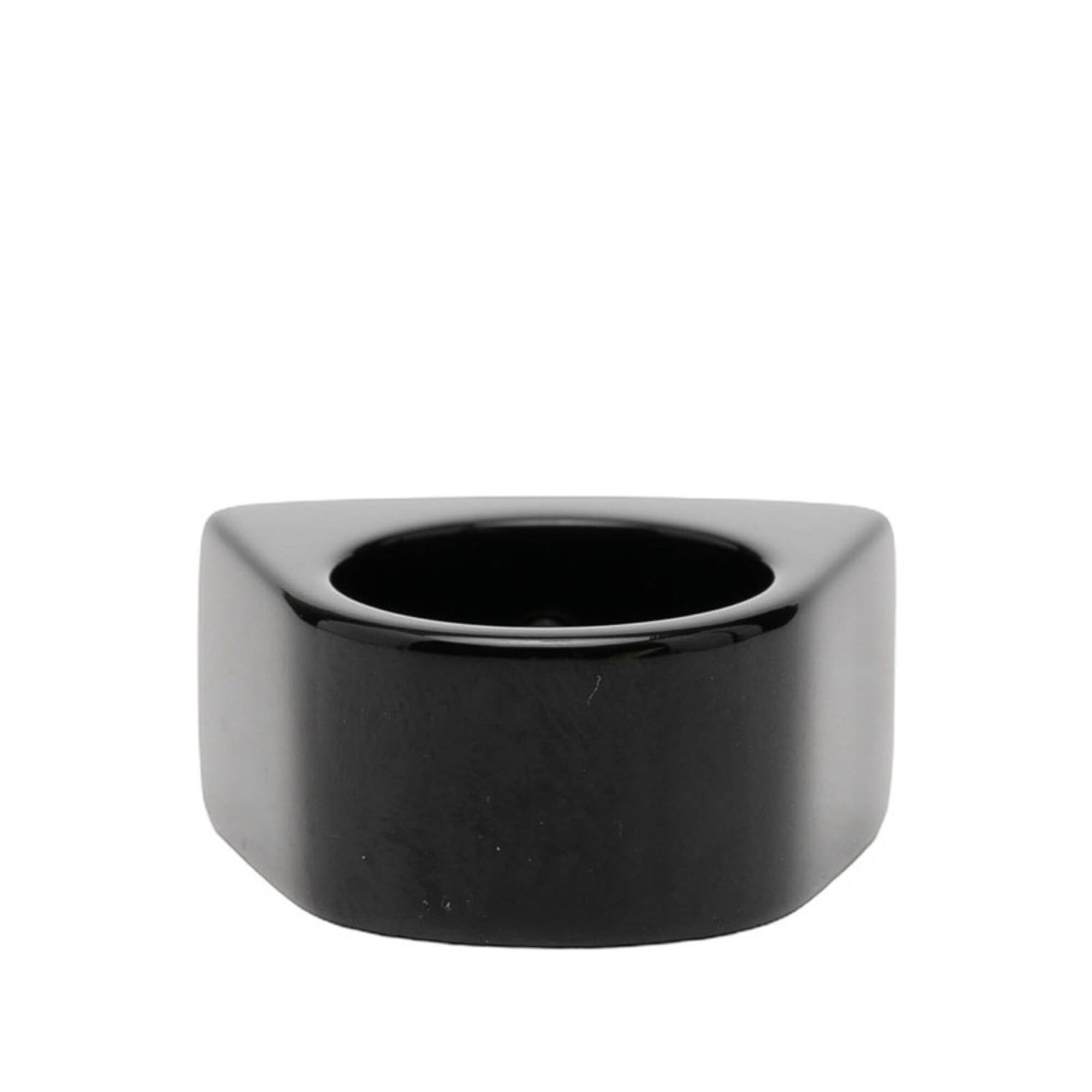 Chanel Chanel Coco Mark Ring, Black and Blue Plastic, Women's CHANEL Size ONE SIZE - 3 Thumbnail