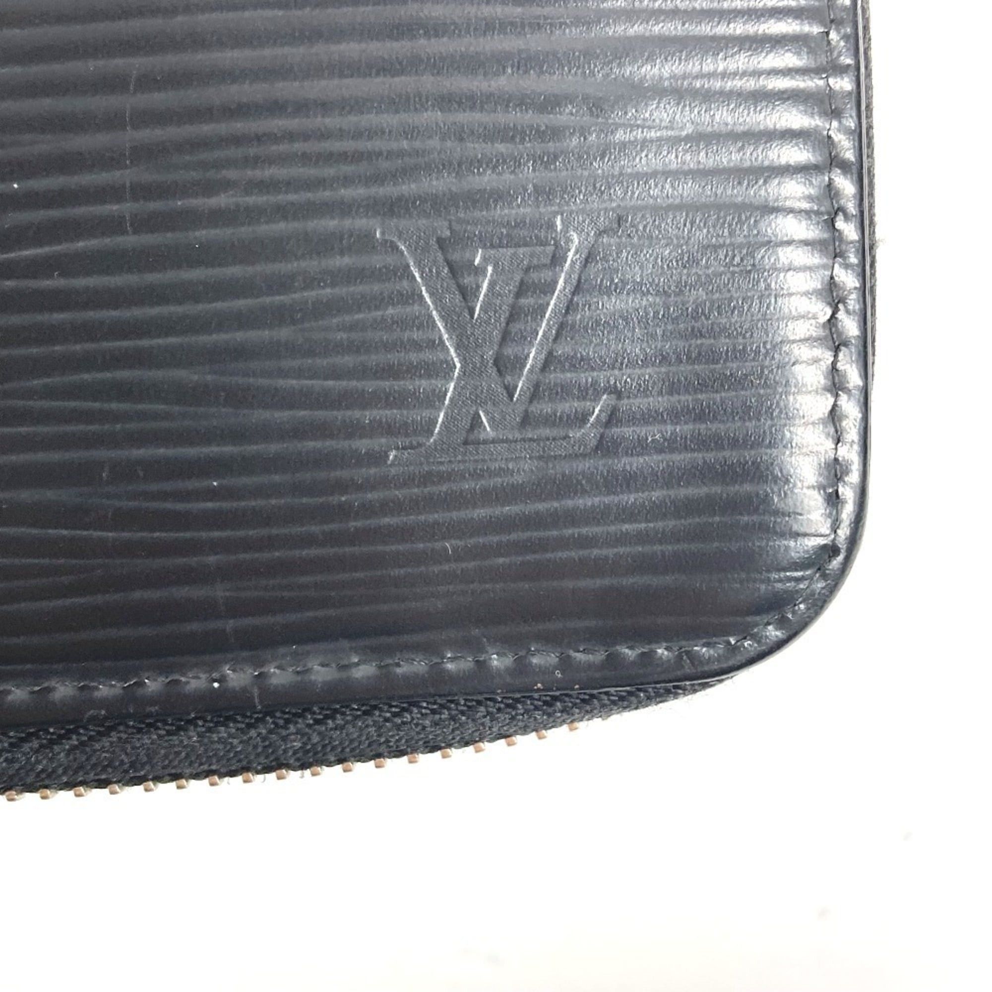 Louis Vuitton LOUIS VUITTON M60965 Epi Zippy Wallet Vertical Long Wallet, Round Zipper, Leather, Men's & Women's, Noir Black Size ONE SIZE - 16 Thumbnail