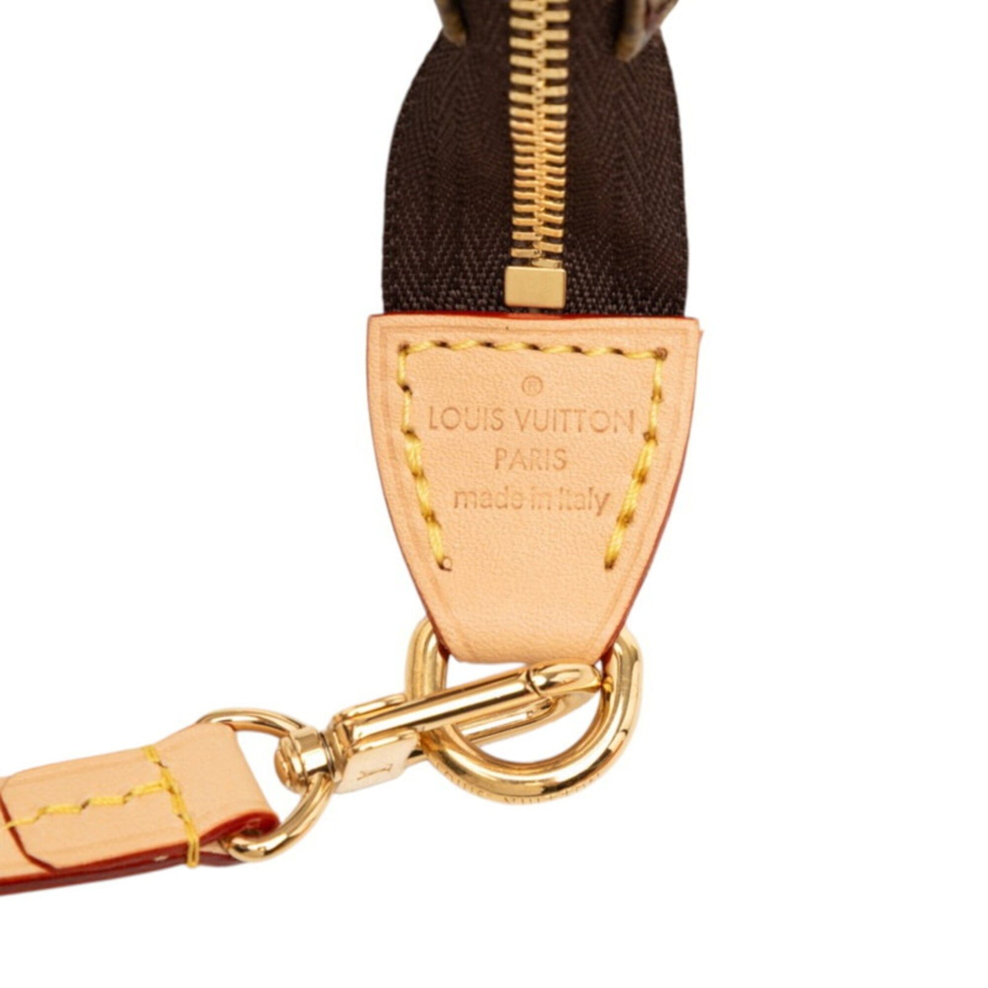 Louis Vuitton Louis Vuitton LV x TM Monogram Pochette Accessoires Takashi Murakami Handbag M13440 Brown Leather Women's LOUIS VUITTON Size ONE SIZE - 6 Thumbnail