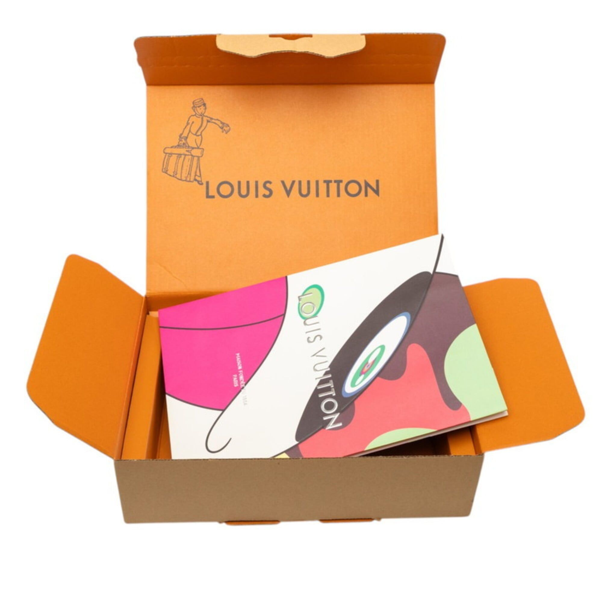 Louis Vuitton Louis Vuitton LV x TM Monogram Pochette Accessoires Takashi Murakami Handbag M13440 Brown Leather Women's LOUIS VUITTON Size ONE SIZE - 7 Thumbnail