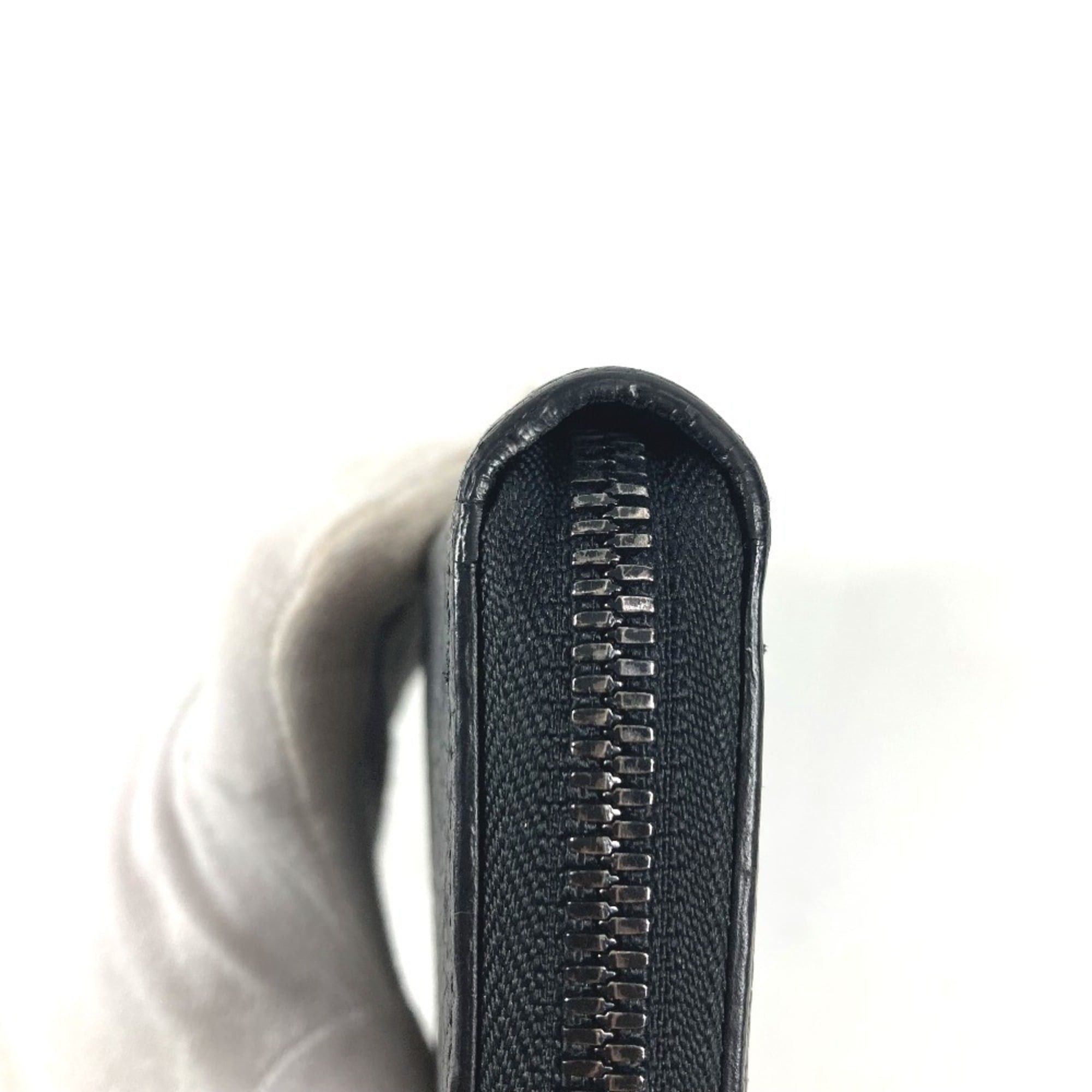 Louis Vuitton LOUIS VUITTON M69047 Monogram Embossed Zippy Wallet Vertical Long Wallet, Round Zipper, Taurillon Clemence Leather, Men's and Women's, Black Size ONE SIZE - 12 Thumbnail