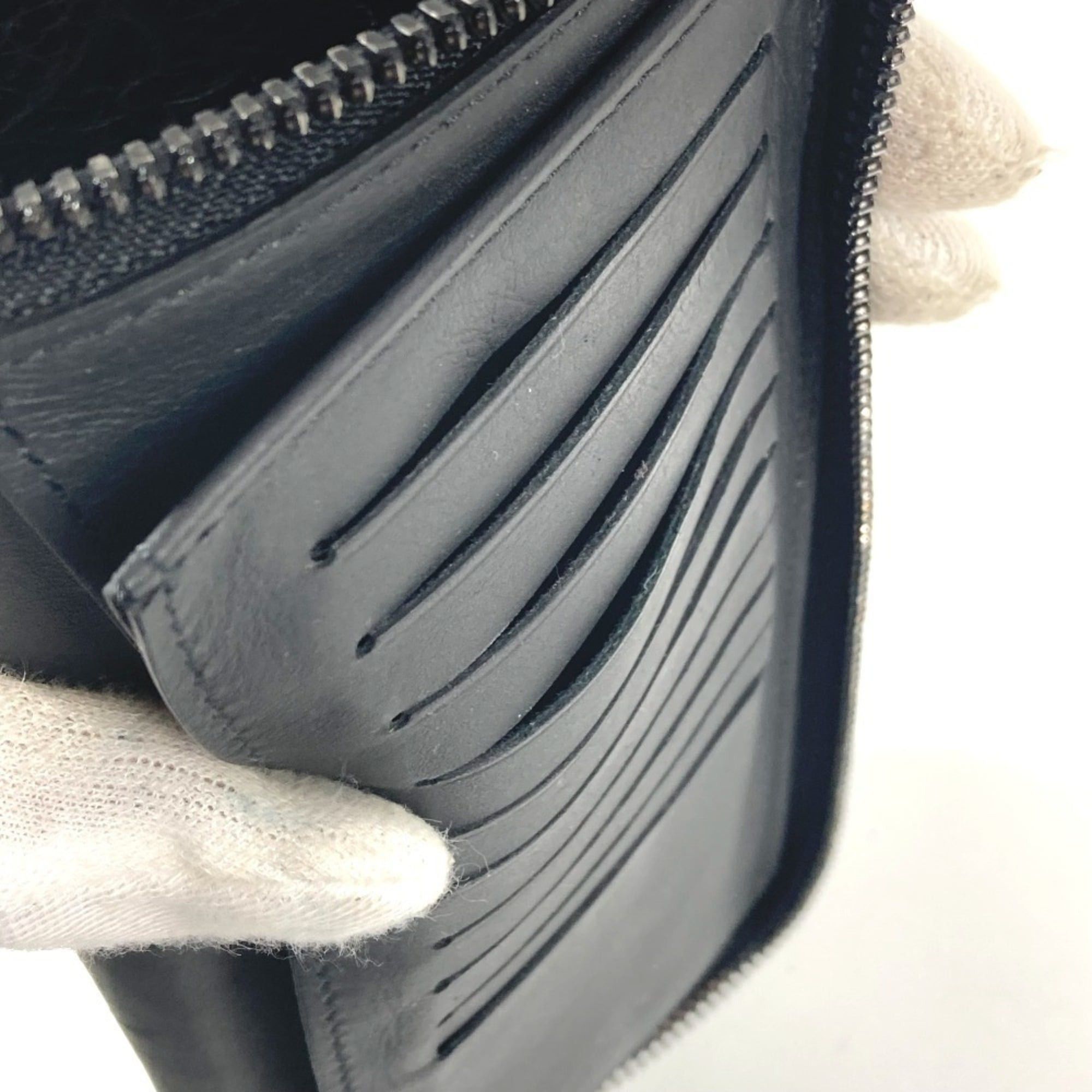 Louis Vuitton LOUIS VUITTON M69047 Monogram Embossed Zippy Wallet Vertical Long Wallet, Round Zipper, Taurillon Clemence Leather, Men's and Women's, Black Size ONE SIZE - 9 Thumbnail
