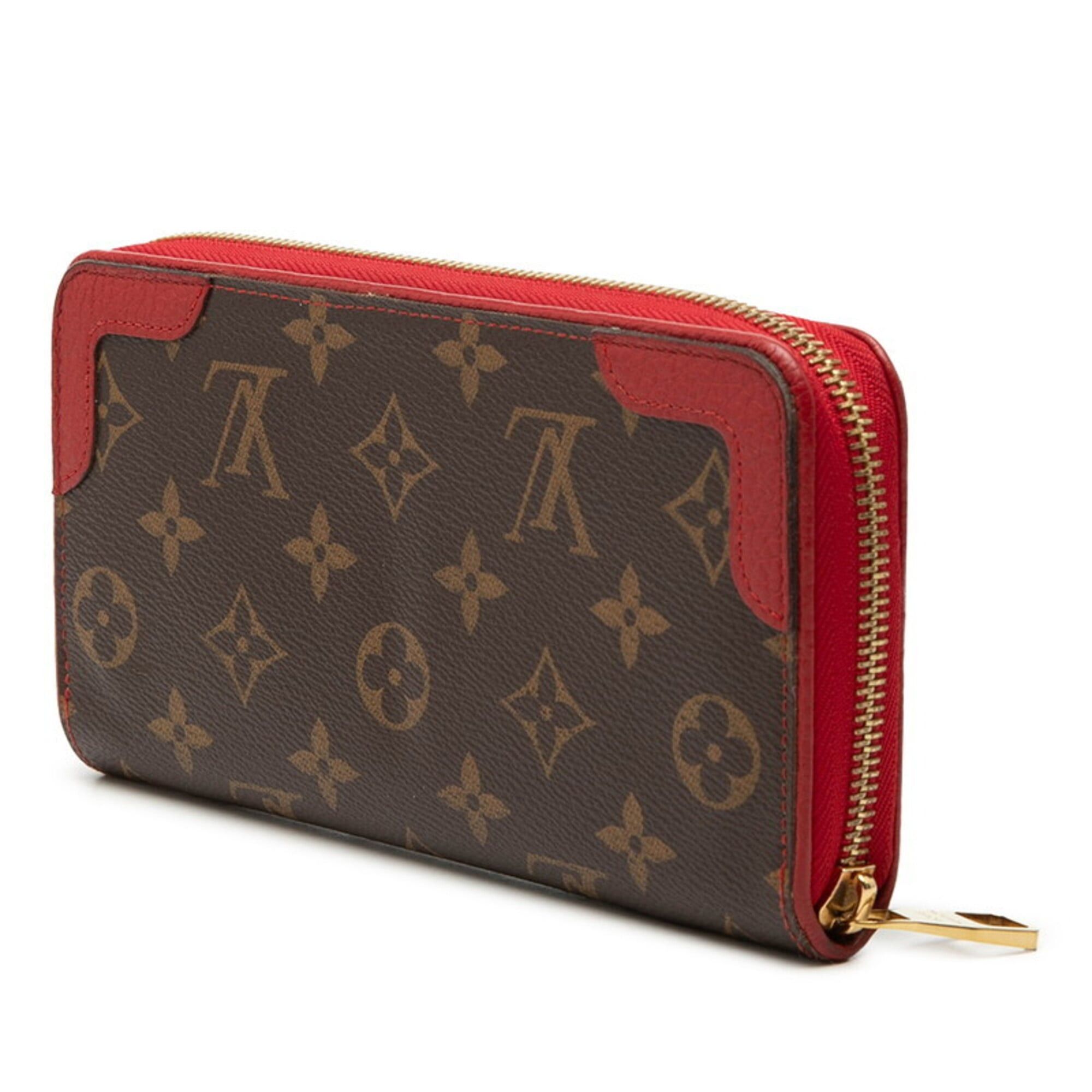 Louis Vuitton Louis Vuitton Monogram Zippy Wallet Retiro Long M61854 Brown Cerise Leather Women's LOUIS VUITTON Size ONE SIZE - 2 Thumbnail