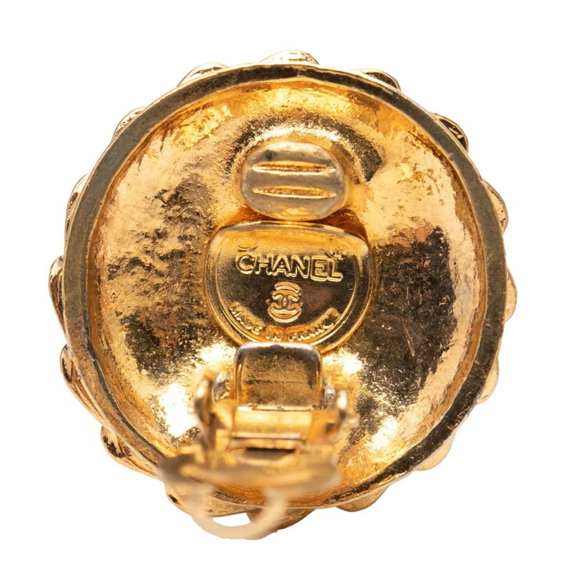 Chanel Chanel Vintage Mademoiselle Earrings, Gold Plated, Women's CHANEL Size ONE SIZE - 3 Thumbnail