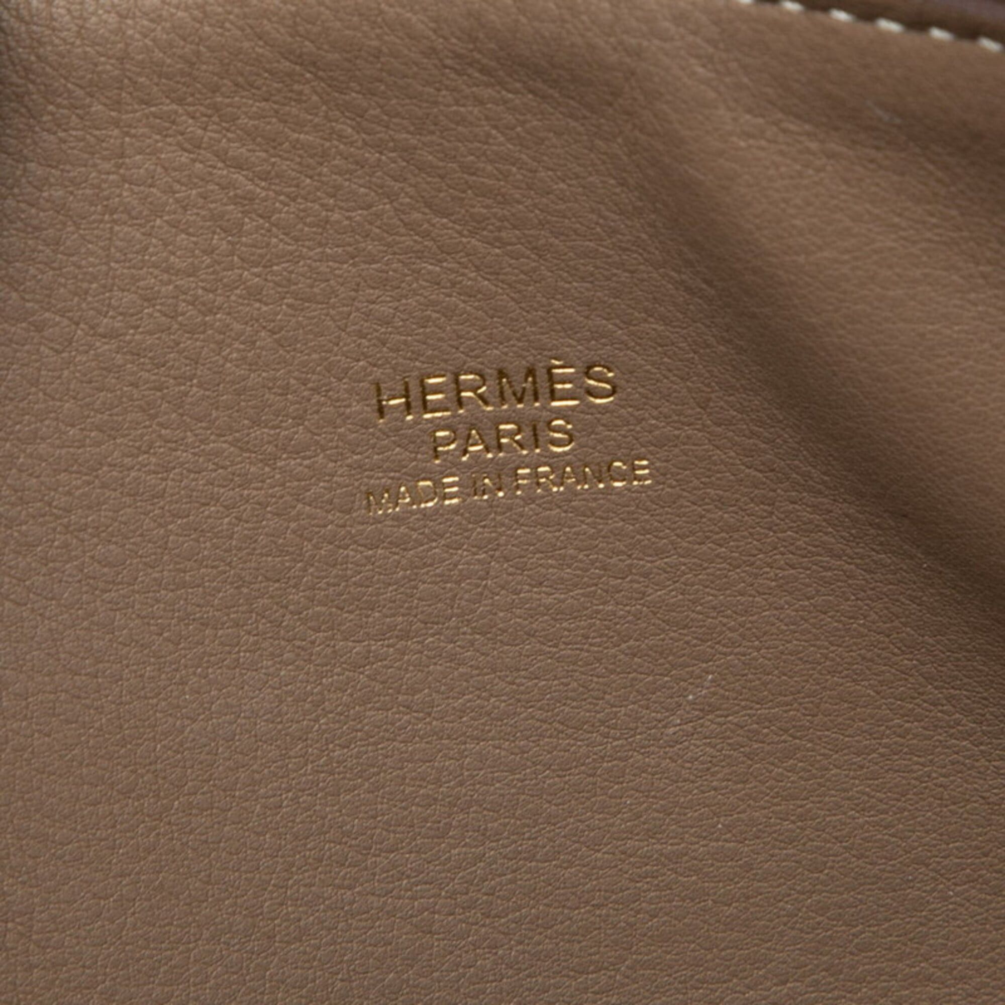 Hermes Hermes Bolide 31 Handbag Shoulder Bag 2-Way Etoupe Greige Gold Hardware Taurillon Clemence Leather Women's HERMES Size ONE SIZE - 5 Thumbnail