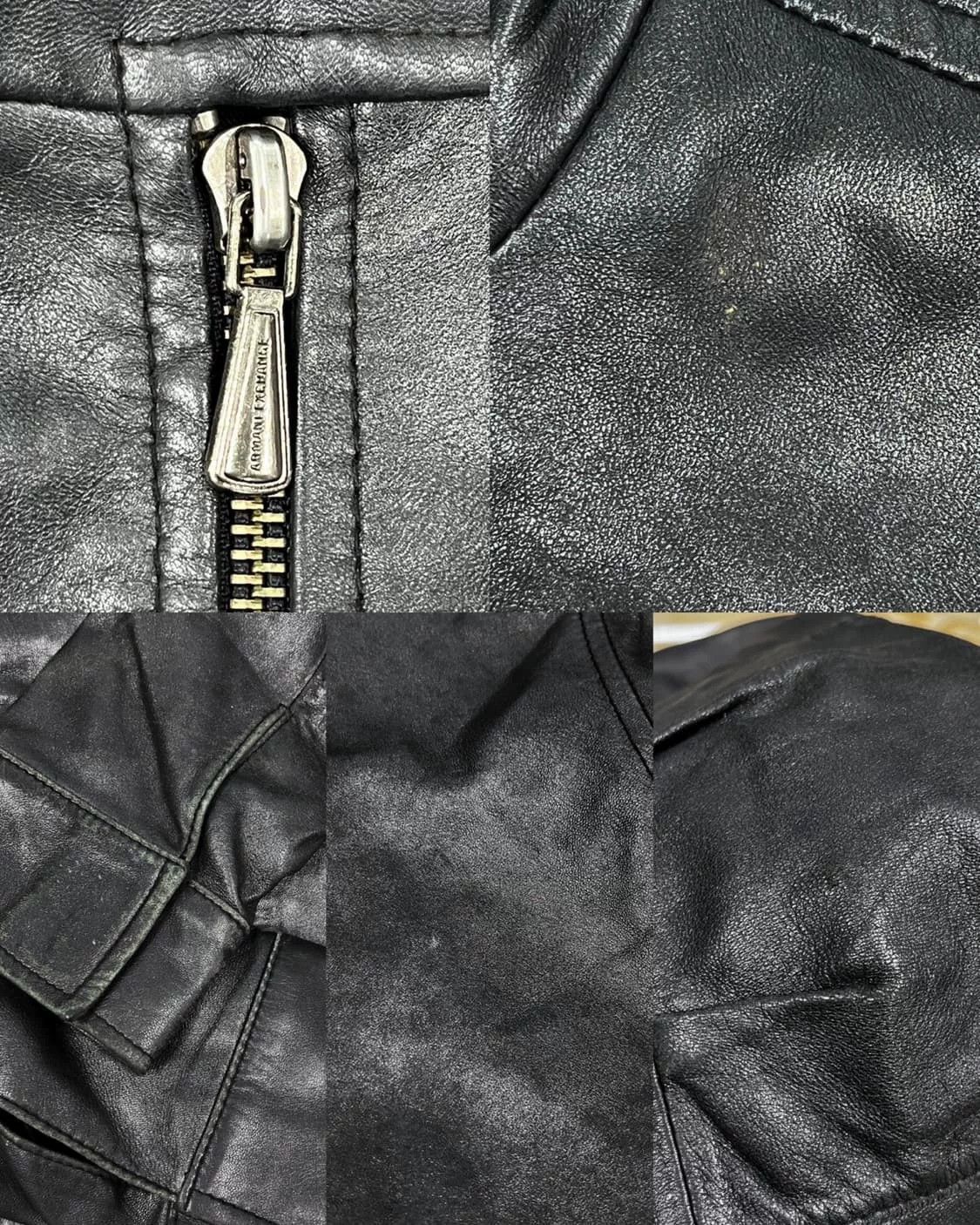 Armani Armani Vintage Black Leather Jacket Size US M / EU 48-50 / 2 - 6 Thumbnail
