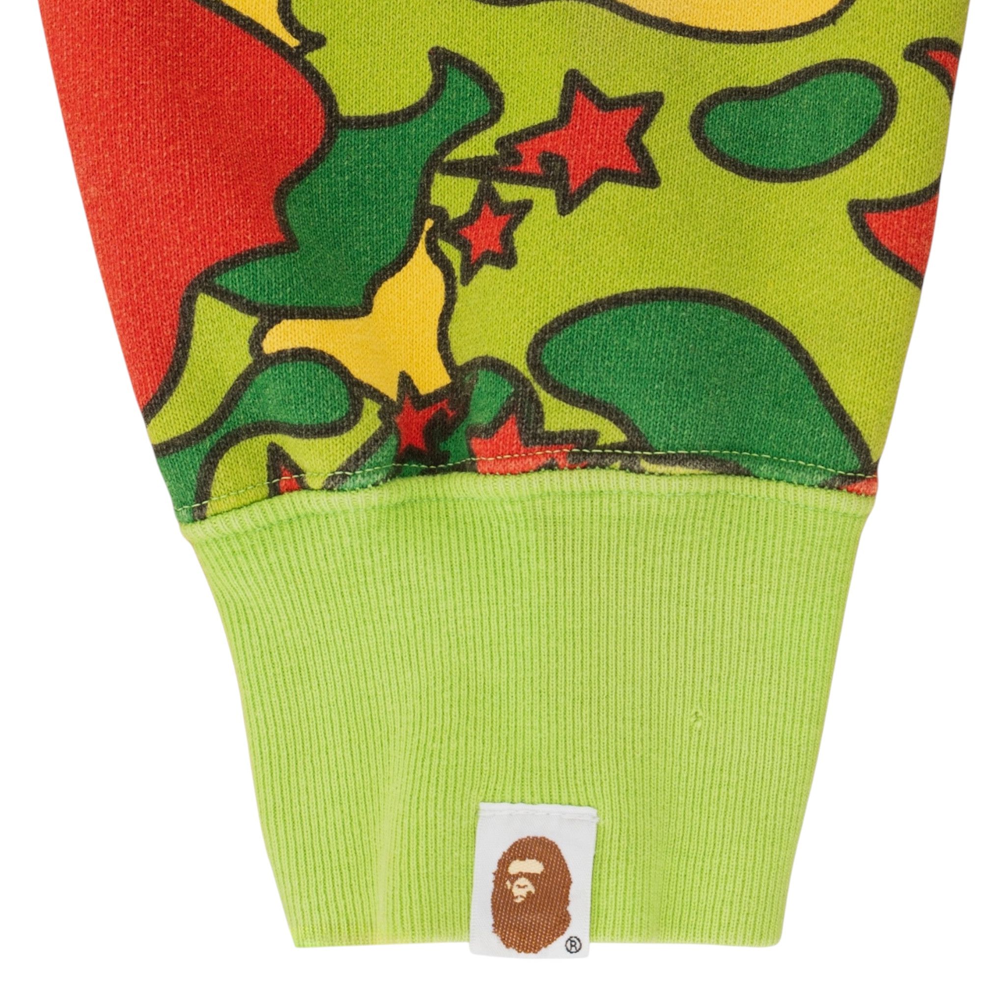 Bape Sta Camo Shark Zip Up Hooded Sweatshirt Green Size US L / EU 52-54 / 3 - 6 Thumbnail
