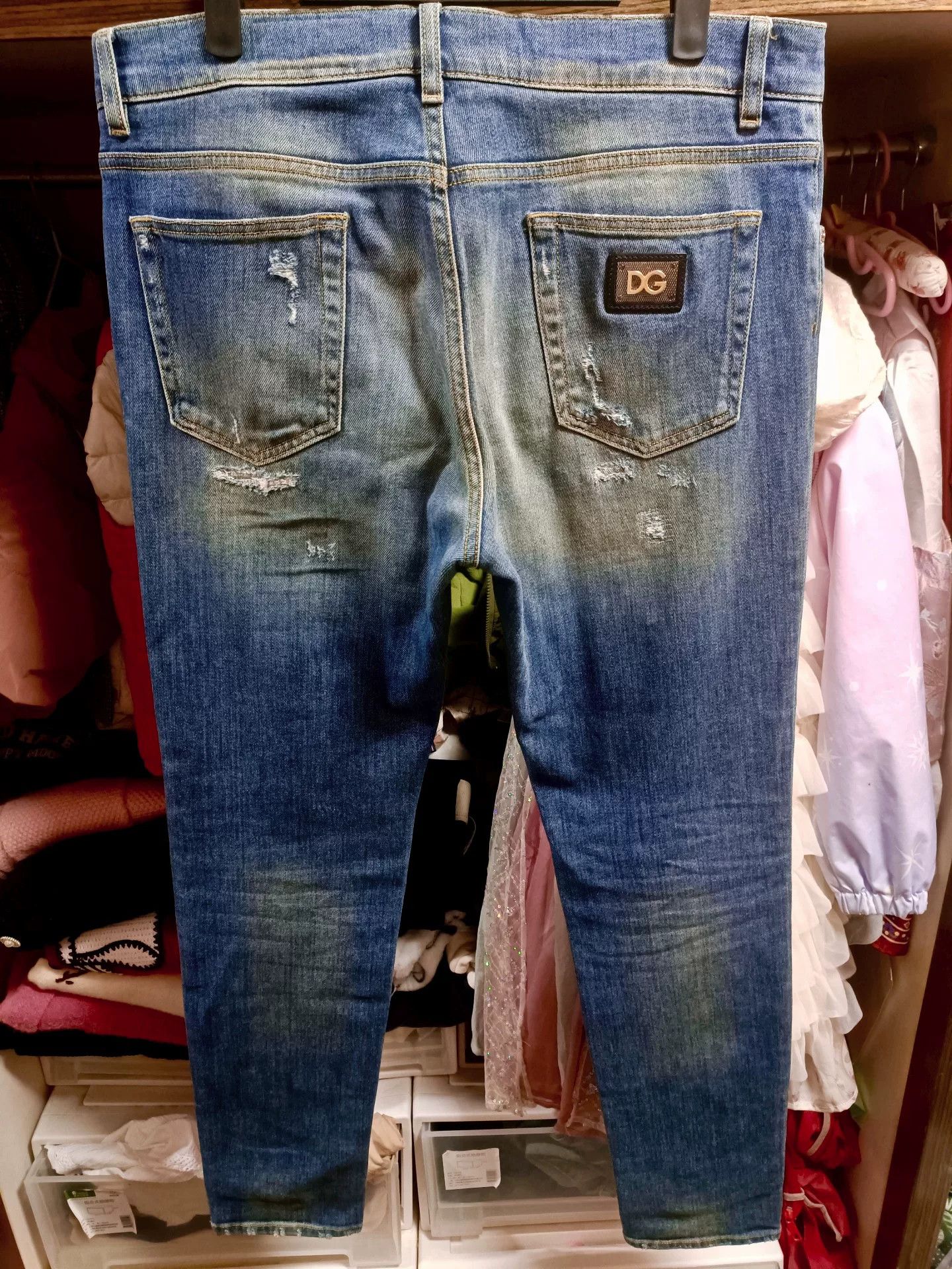 Dolce & Gabbana Dolce & Gabbana DG Showpiece Jeans Size US 34 / EU 50 - 2 Thumbnail