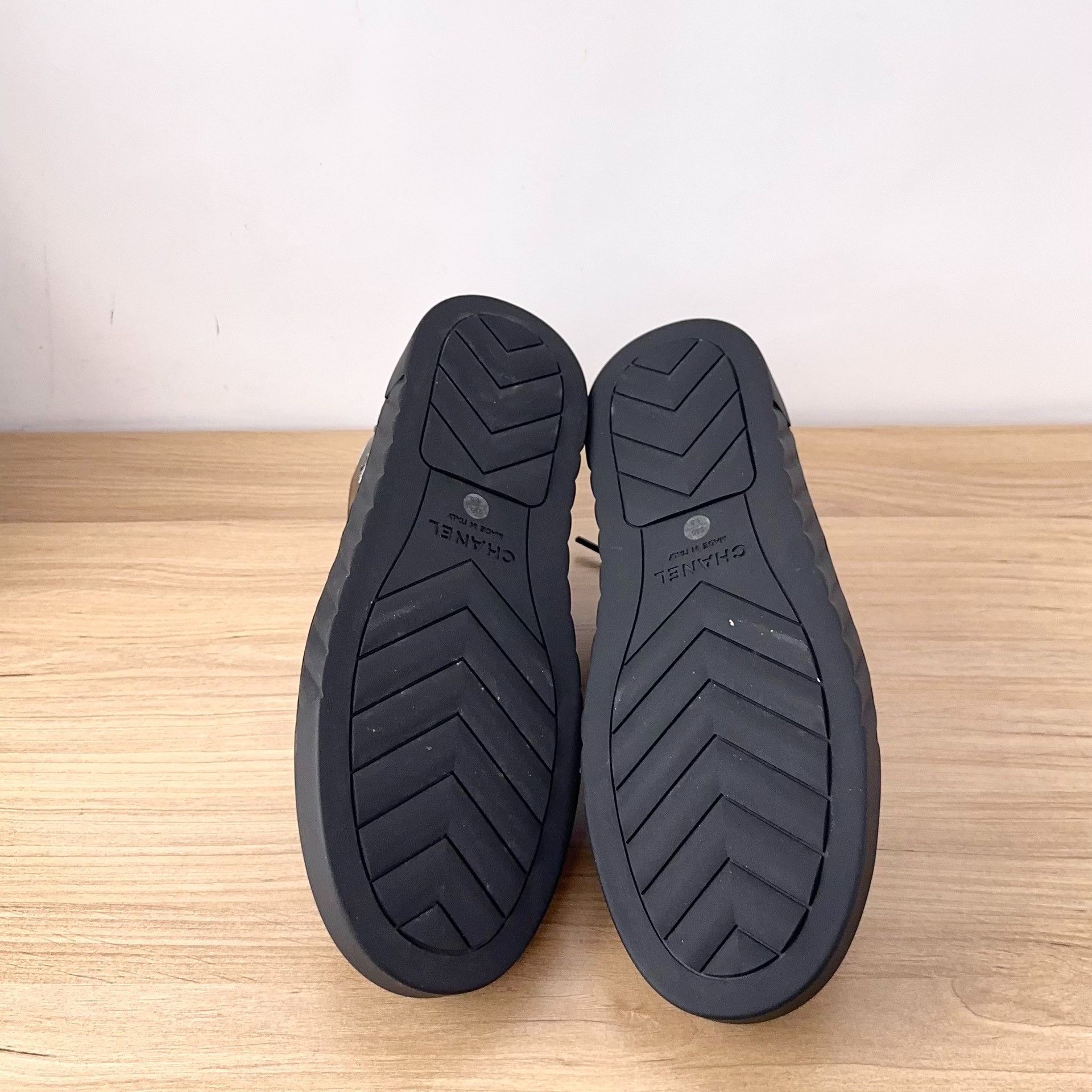 Chanel Chanel Black Leather Casual Shoes 37.5 Size US 6.5 / IT 36.5 - 5 Thumbnail