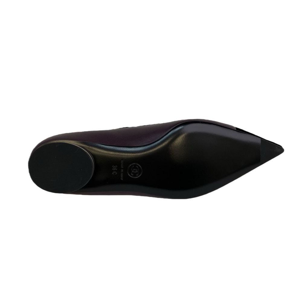 Chanel Chanel Black Pointed-Toe Women's Shoes Size US 5 / IT 35 - 5 Thumbnail