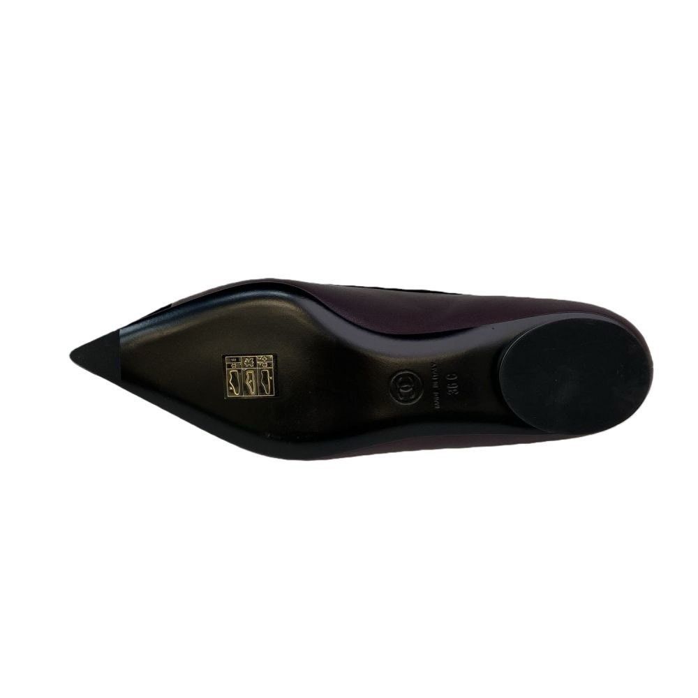 Chanel Chanel Black Pointed-Toe Women's Shoes Size US 5 / IT 35 - 4 Thumbnail