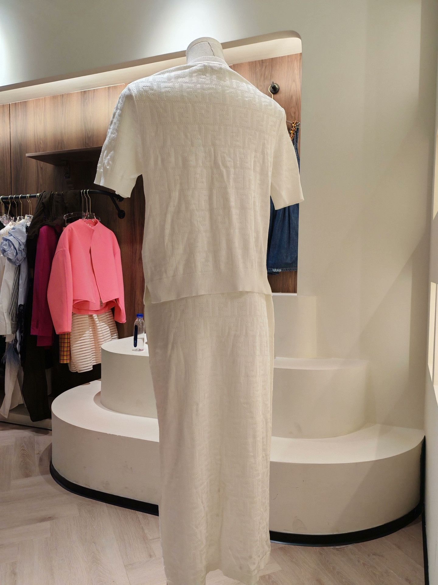 Fendi Fendi FF Monogram Knit Short-Sleeve Skirt Set Size M / US 6-8 / IT 42-44 - 2 Thumbnail