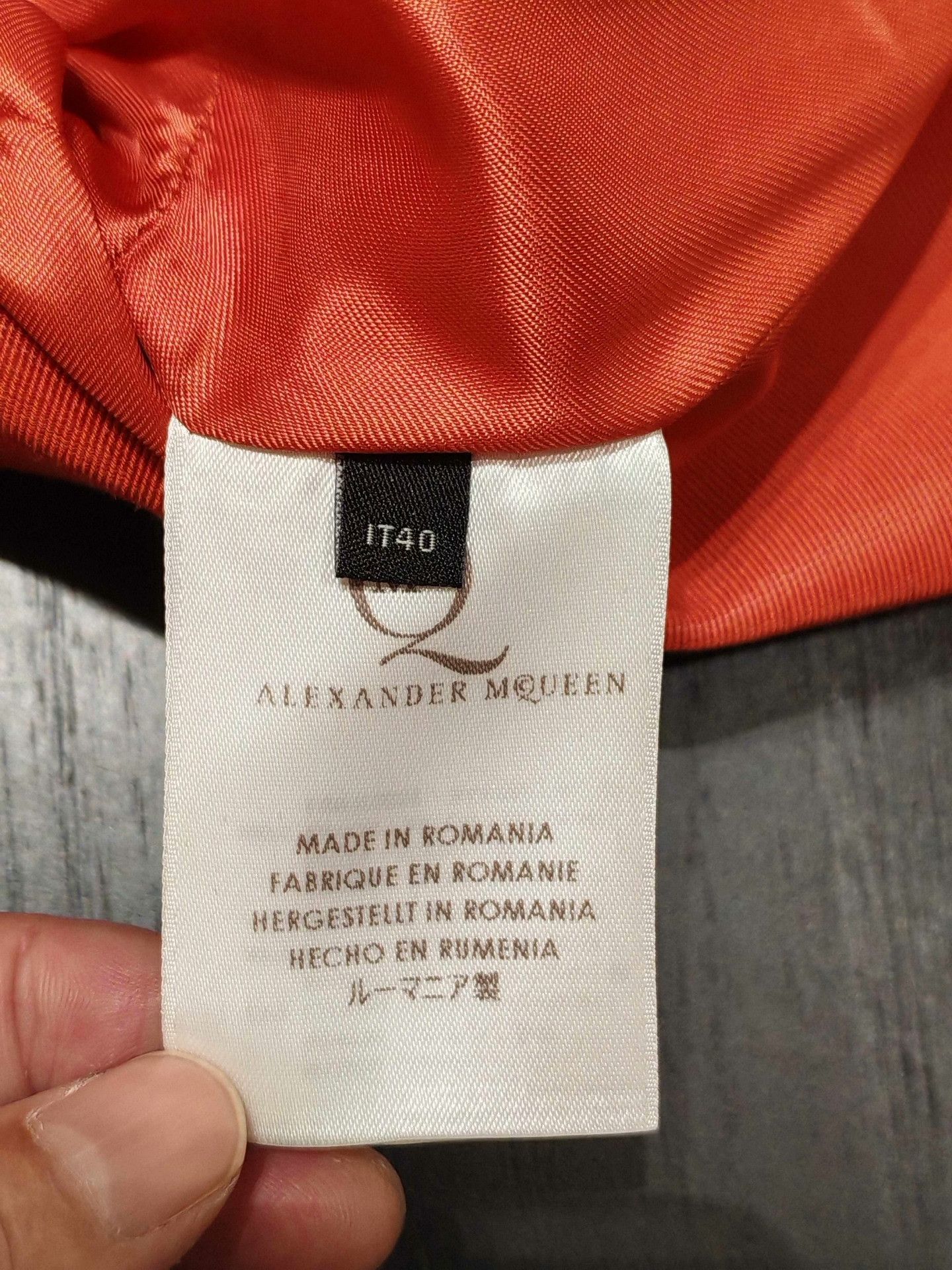 Alexander McQueen Alexander McQueen Orange Vest Dress Size M / US 6-8 / IT 42-44 - 4 Thumbnail