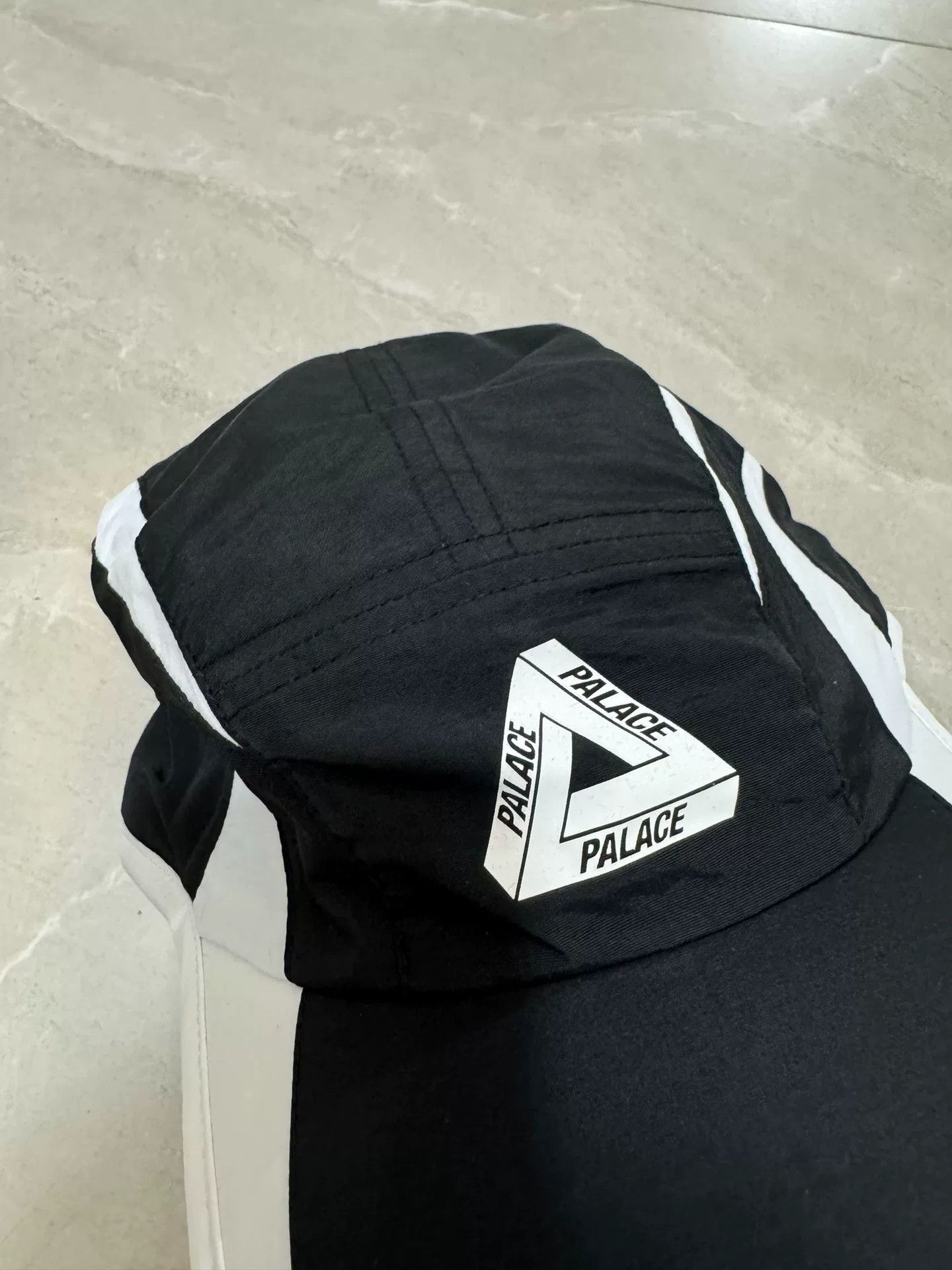 Palace Palace TRI STRIKE SHELL RUNNER BLACK Hat Size ONE SIZE - 2 Thumbnail