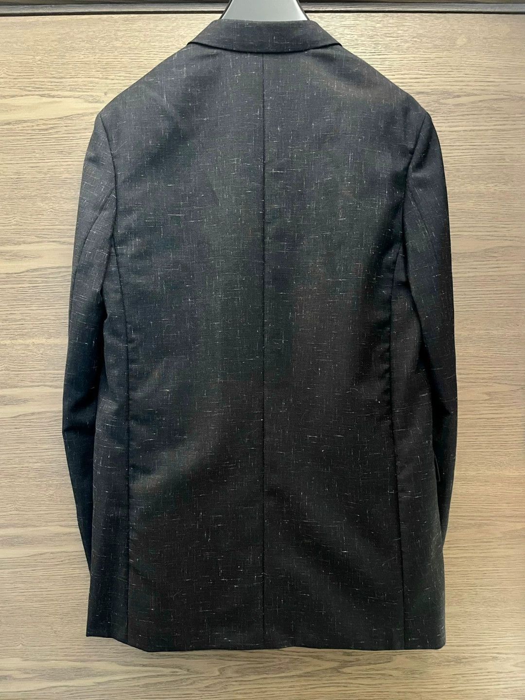 Saint Laurent Paris Black Textured Double-Breasted Blazer Size US M / EU 48-50 / 2 - 6 Thumbnail