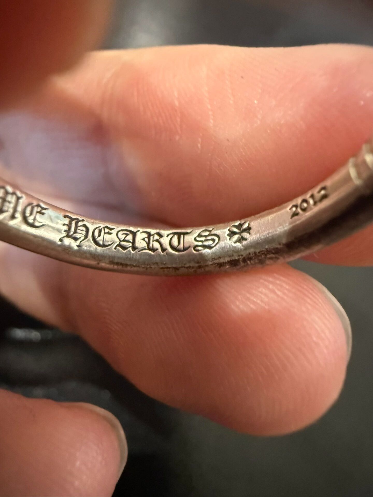 Chrome Hearts Chrome Hearts Silver Diamond Nail Ring Size ONE SIZE - 4 Thumbnail