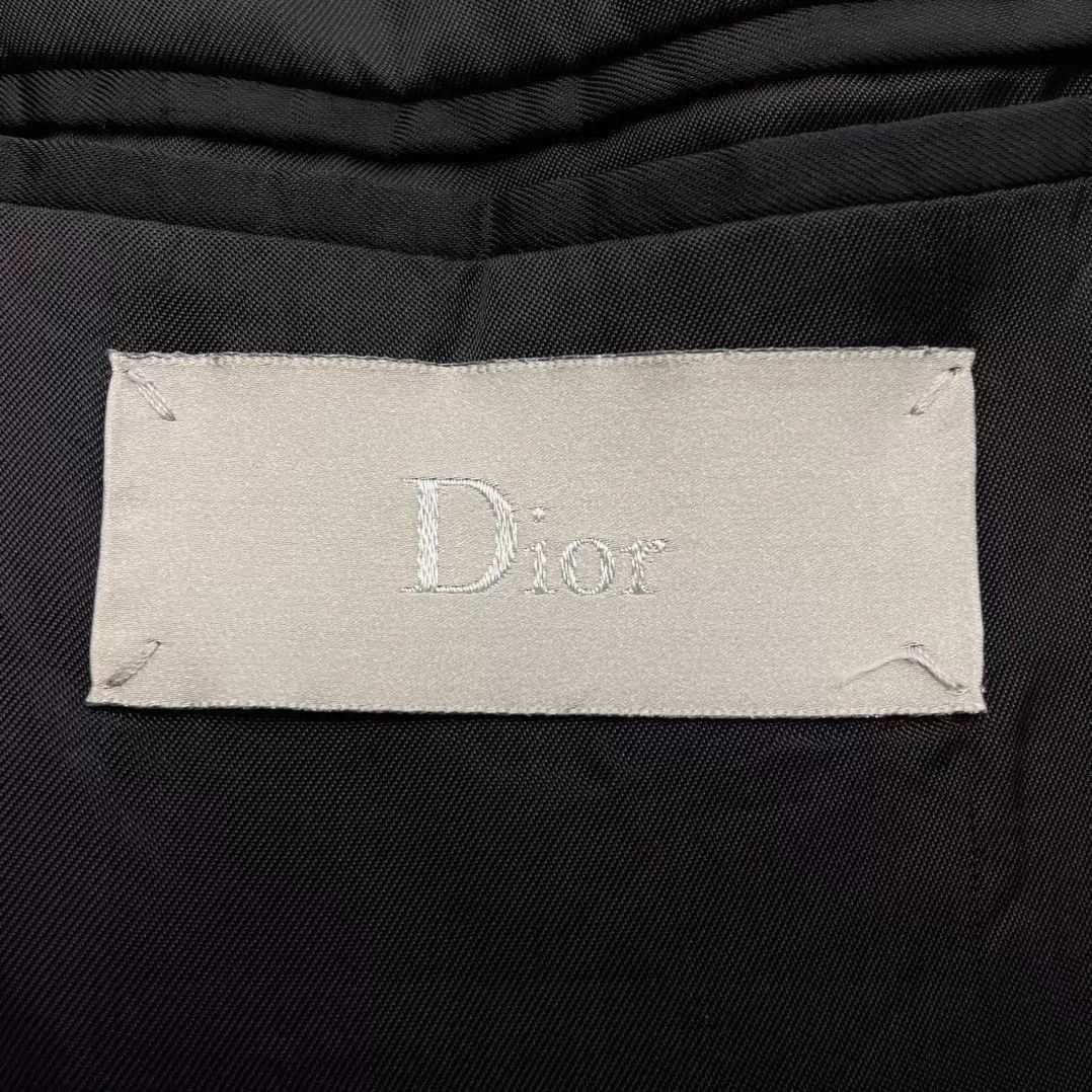 Dior Black Tailored Blazer with Contrast Trim Details Size US M / EU 48-50 / 2 - 5 Thumbnail