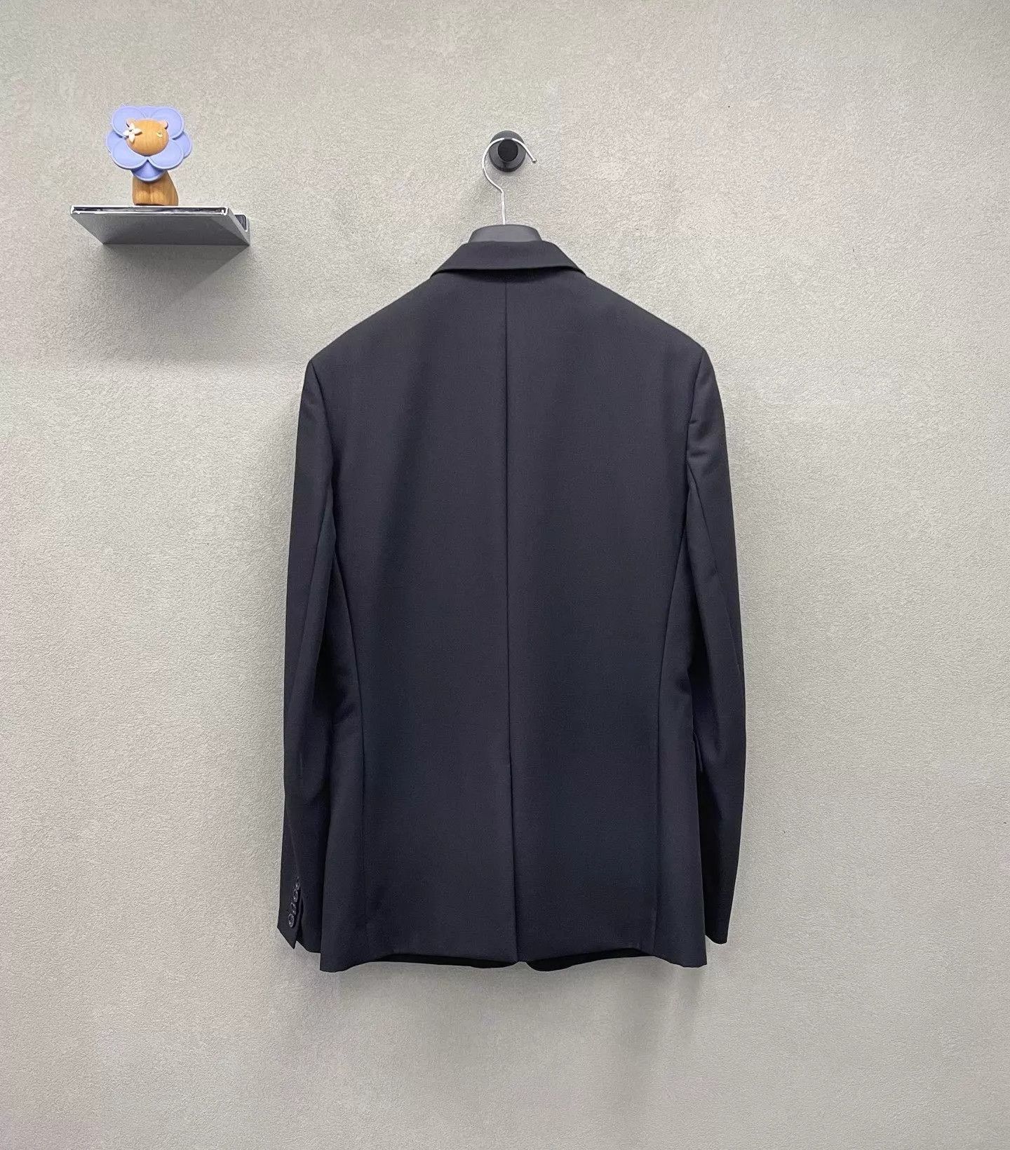 Dior Black Tailored Blazer with Contrast Trim Details Size US M / EU 48-50 / 2 - 2 Thumbnail