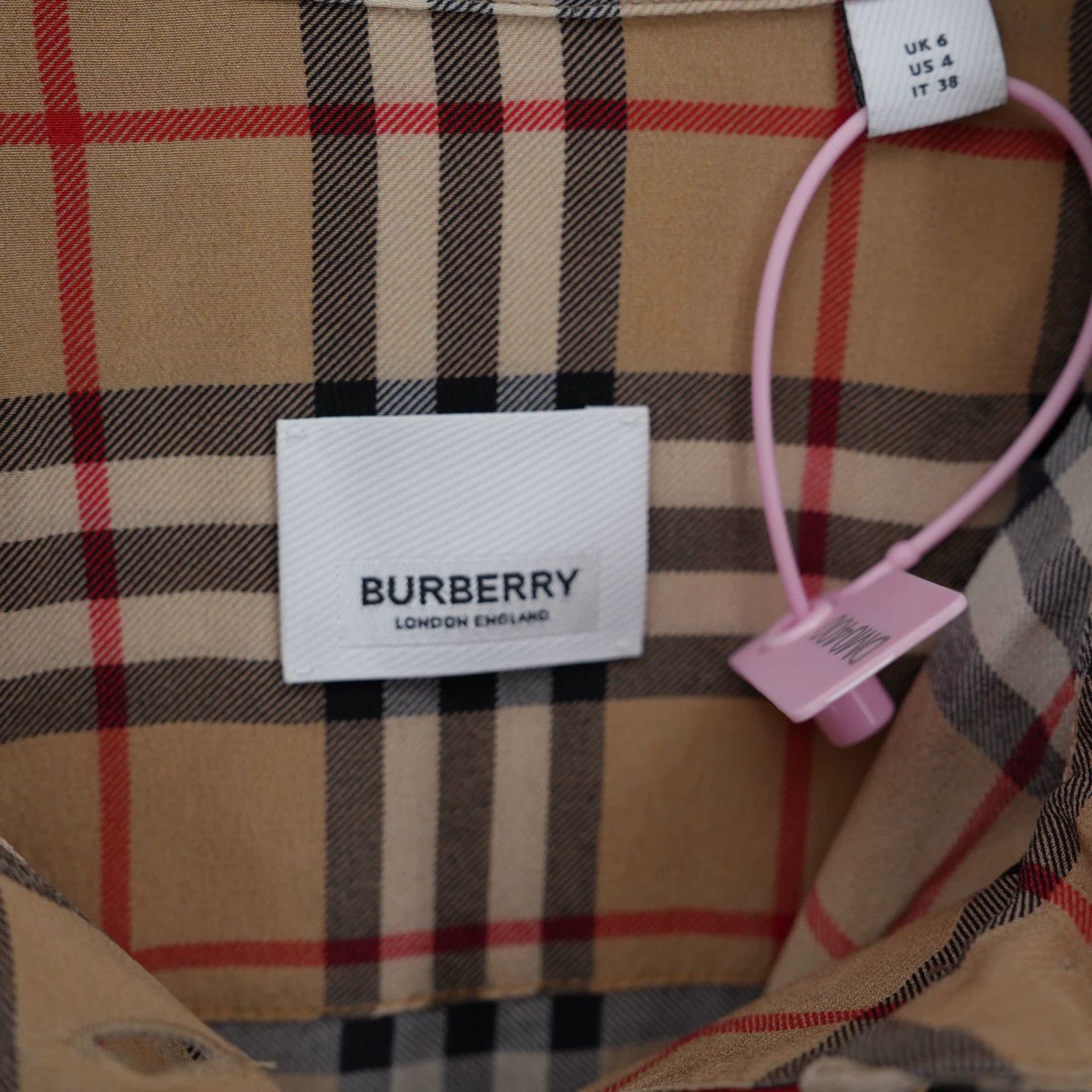 Burberry Burberry Classic Check Shirt Dress Size M / US 6-8 / IT 42-44 - 3 Thumbnail