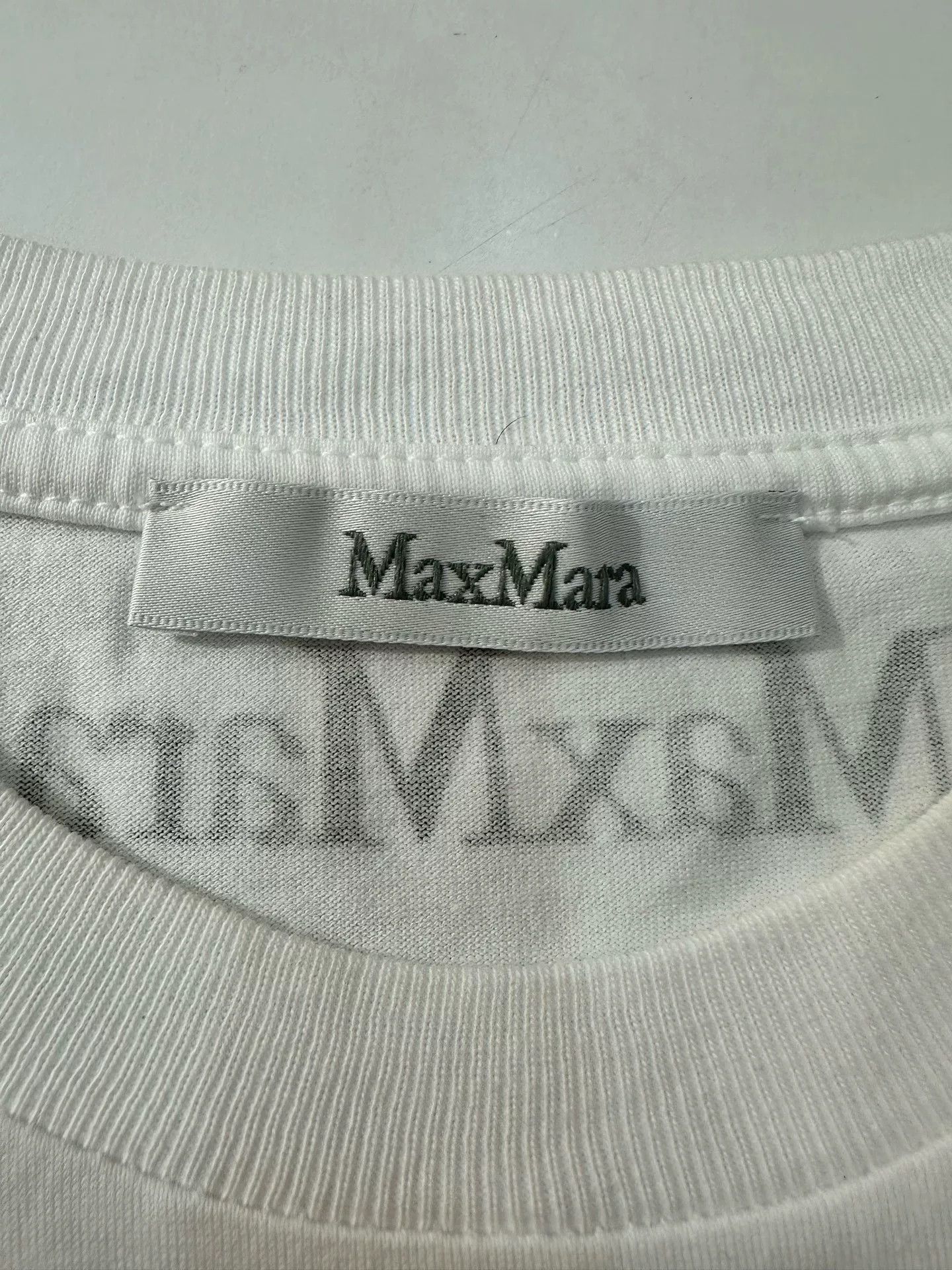 Max Mara Maxmara 'Mon Coeur' Short-Sleeve Top Size M / US 6-8 / IT 42-44 - 3 Thumbnail