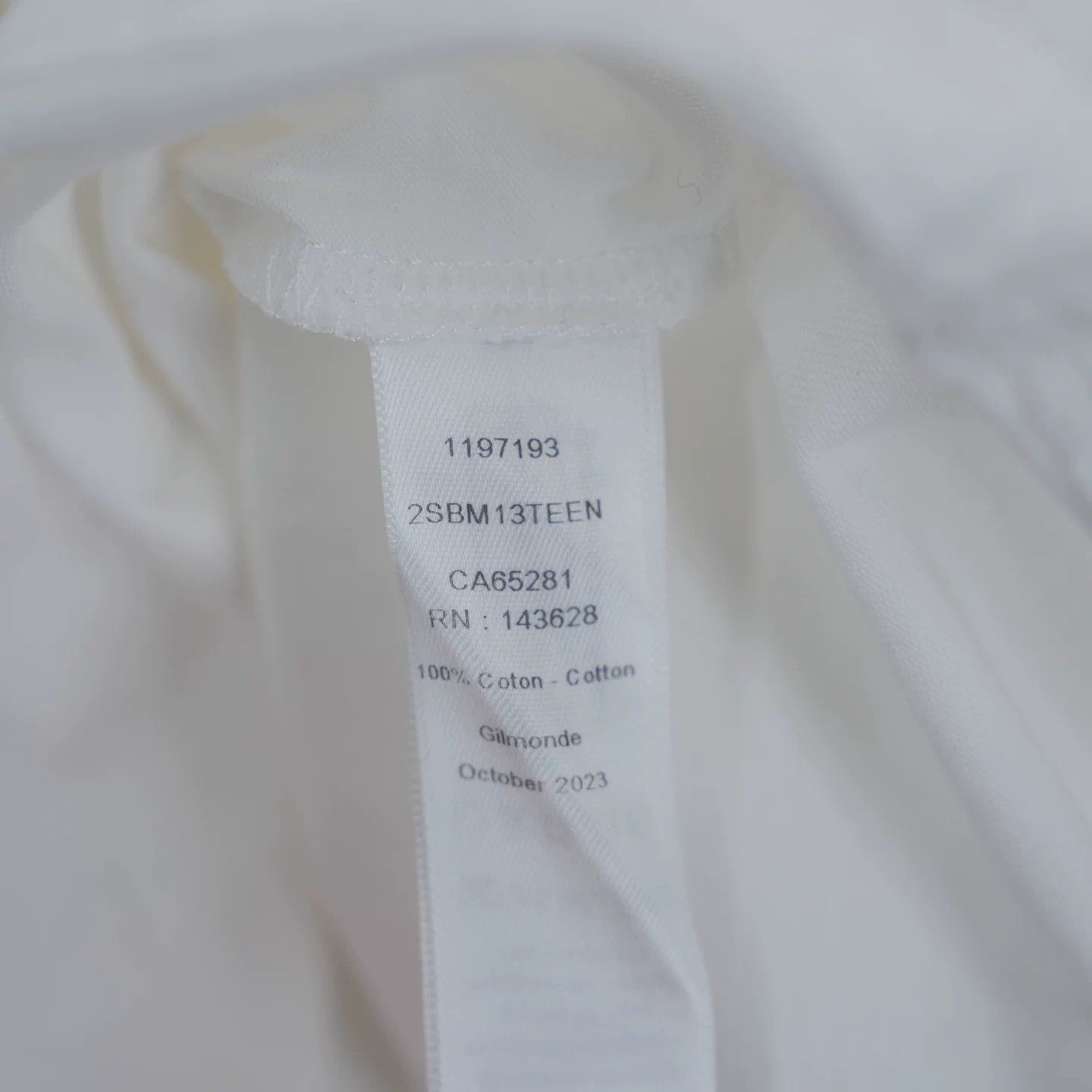Dior Dior Ivory Cotton Short Sleeve Top Size M / US 6-8 / IT 42-44 - 4 Thumbnail