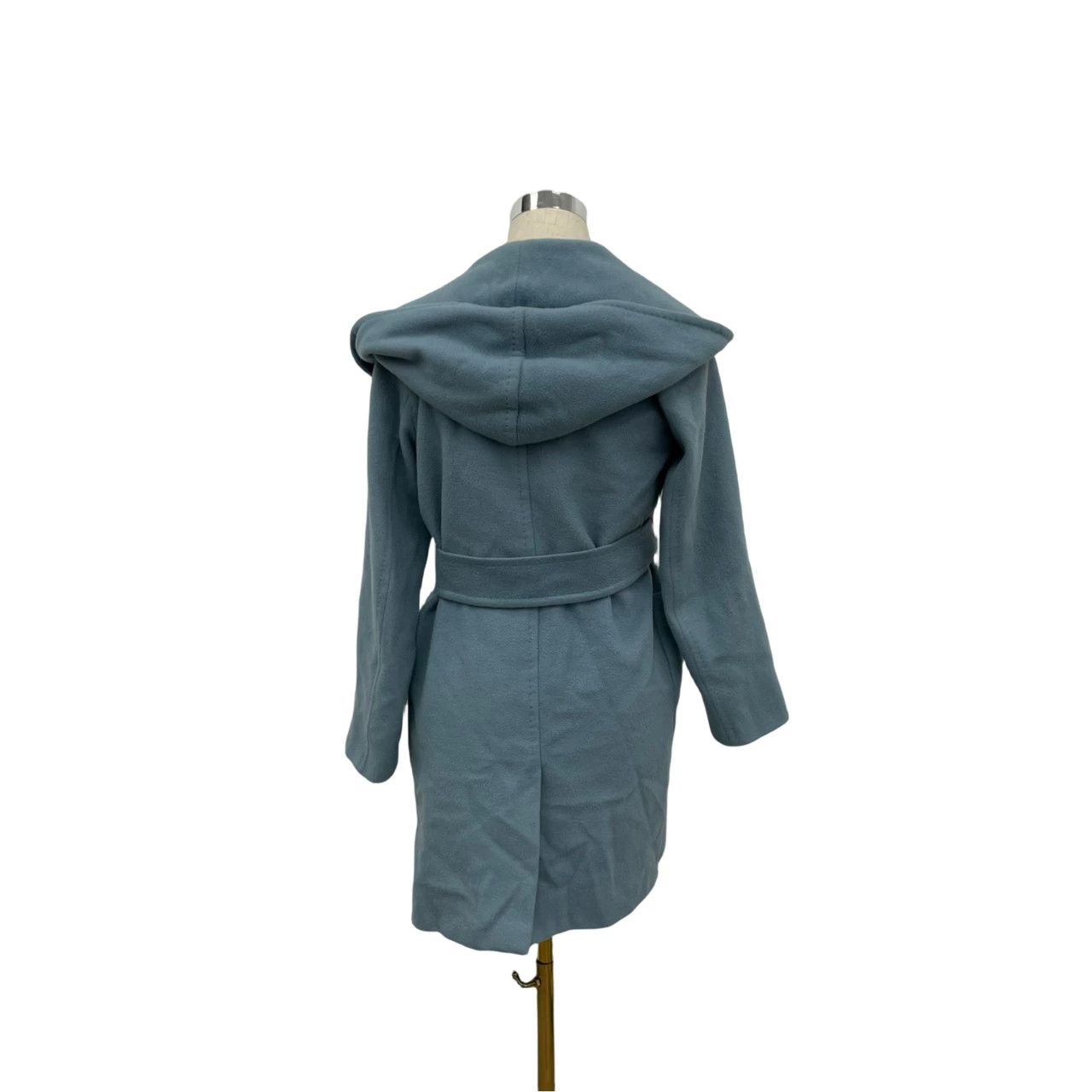 Max Mara MaxMara Blue Hooded Coat Size M / US 6-8 / IT 42-44 - 2 Thumbnail