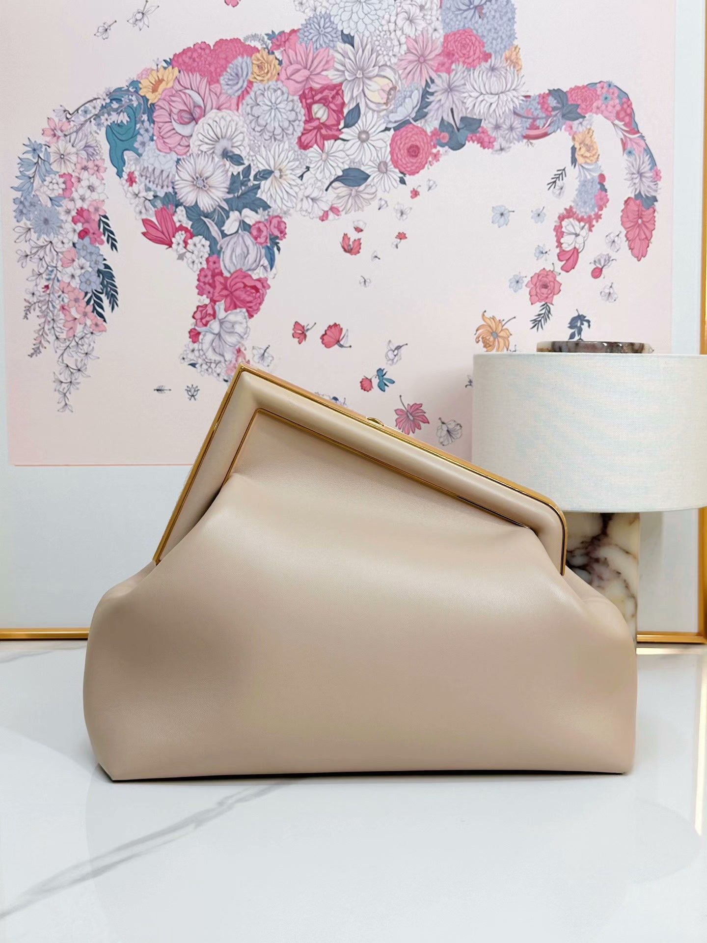 Fendi Fendi First Lambskin Cloud Bag Size ONE SIZE - 2 Thumbnail
